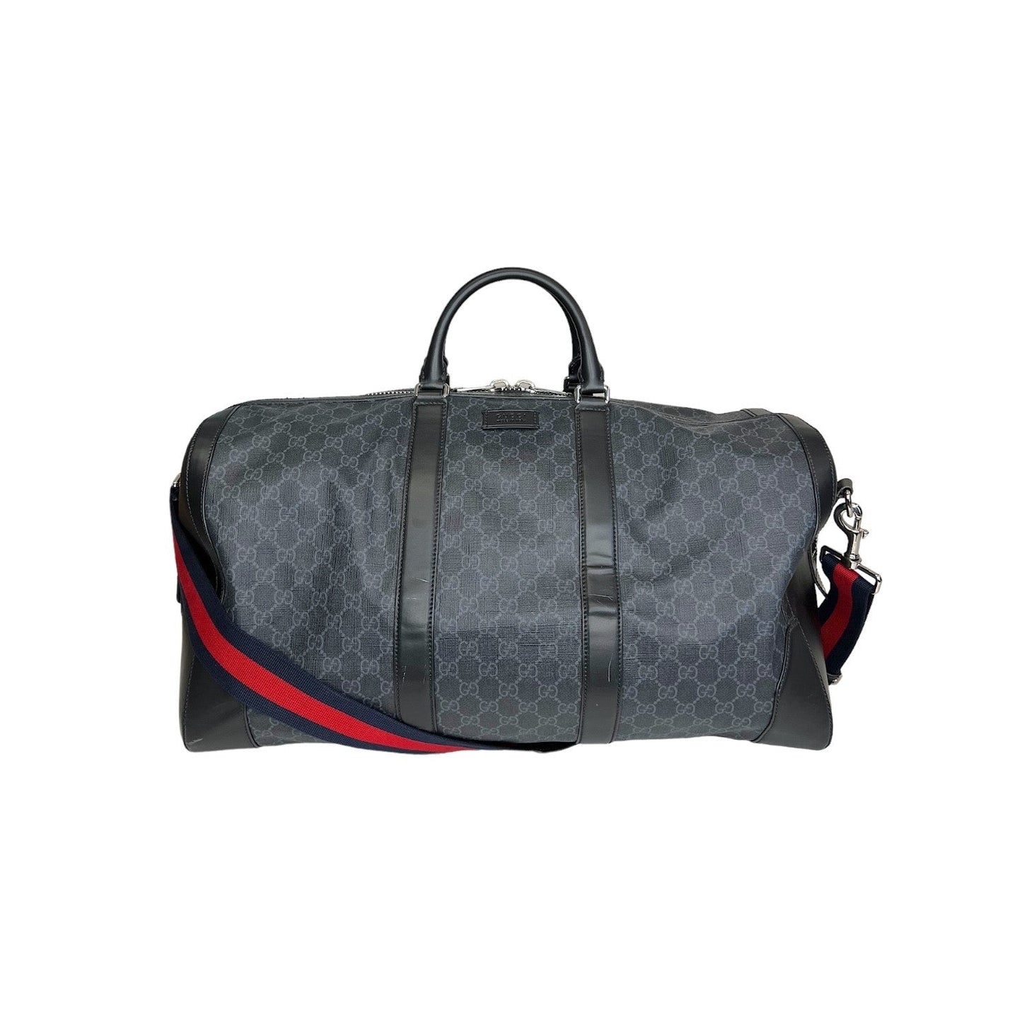 Gucci Leather Canvas Shoulder Bag
