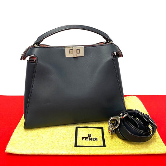 Fendi Peekaboo Essentially Leather 2way Bag