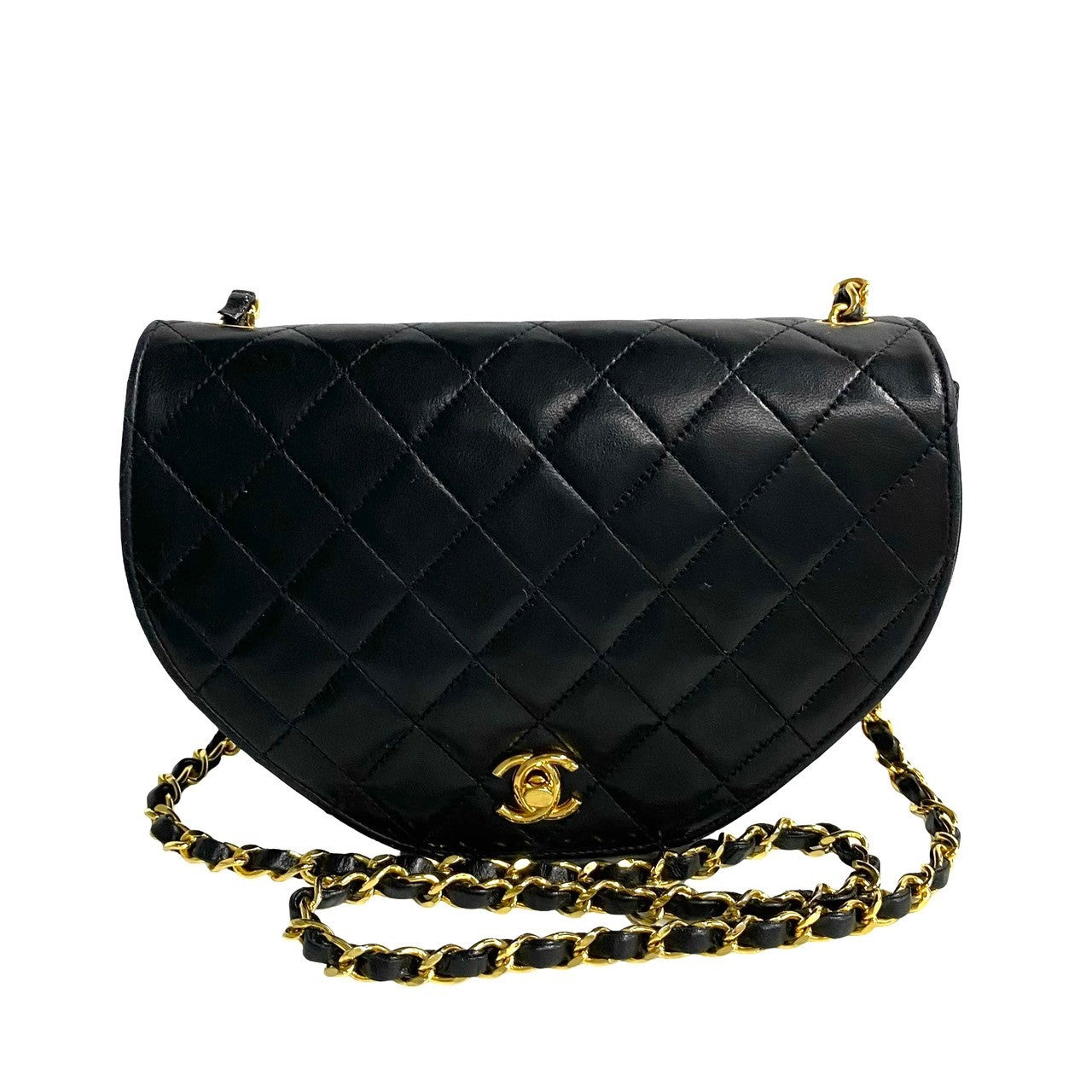 Chanel Lambskin Matelasse Coco Chain Shoulder Bag