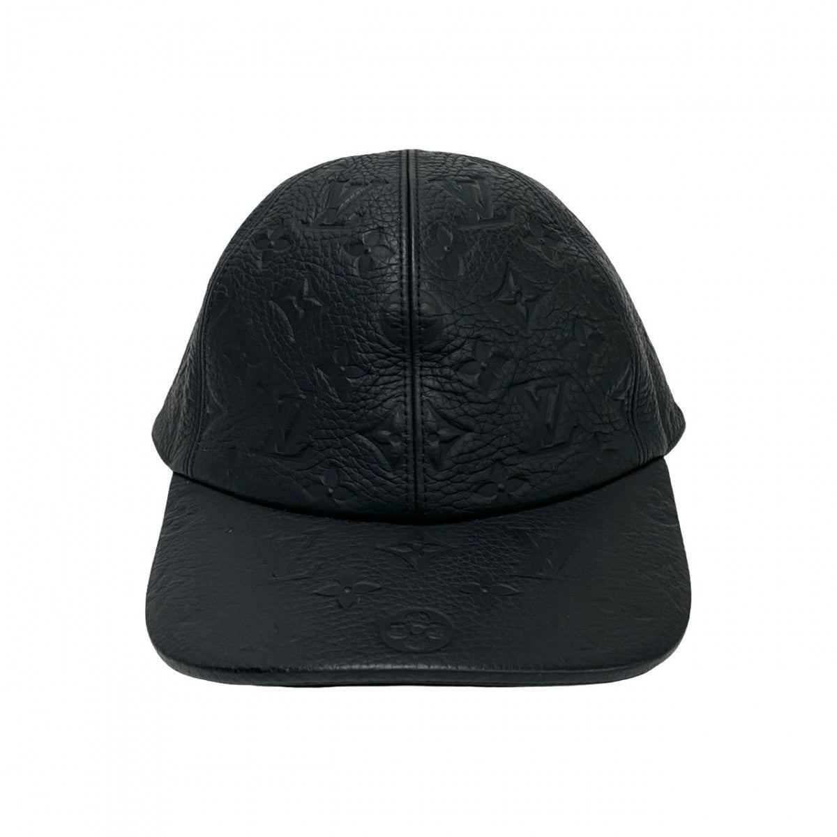 Luxury Women's Handbag | LOUIS VUITTON cap Taurillon Clemence leather, cotton, cupra black Monogram Ann Platt Newsboy cap 1.1 mens 58