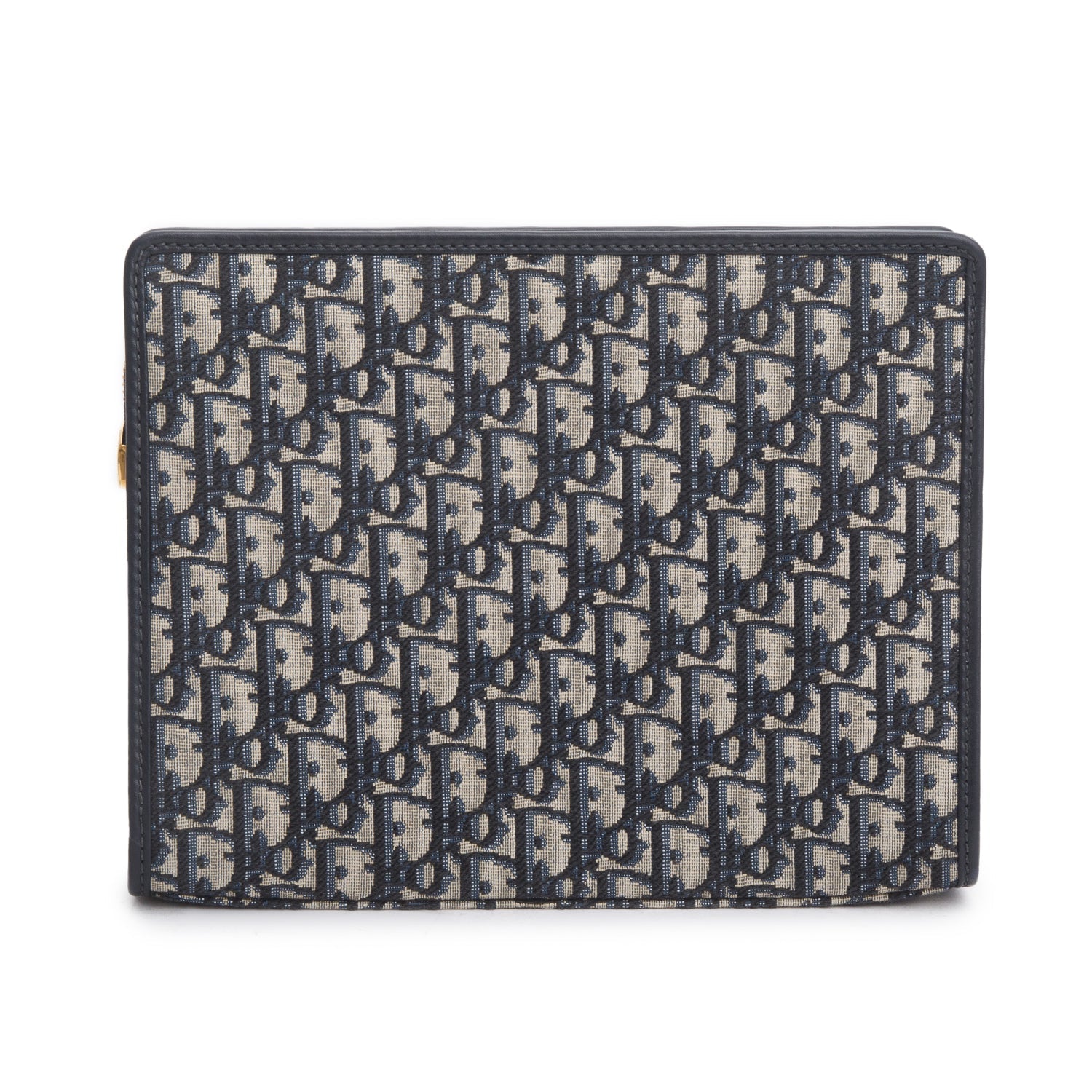 Christian Dior 2022 Blue Dior Oblique Jacquard Dea 30 Montaigne Pouch