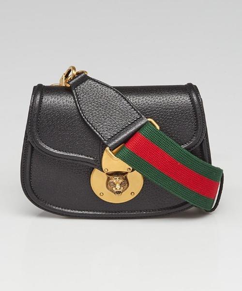 Gucci Monogram Saddle Leather Canvas Crossbody