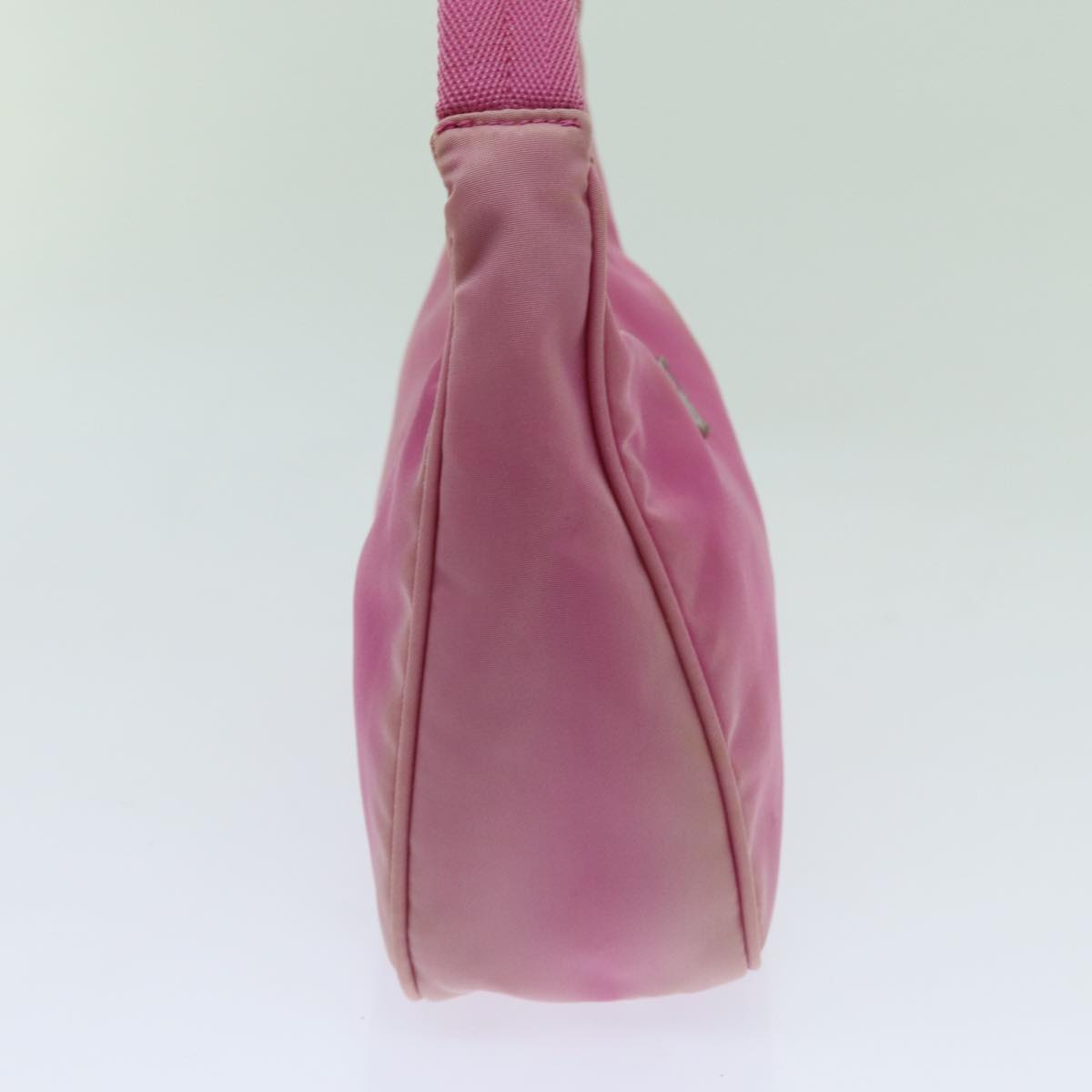 PRADA Hand Bag Nylon Pink Auth 70223