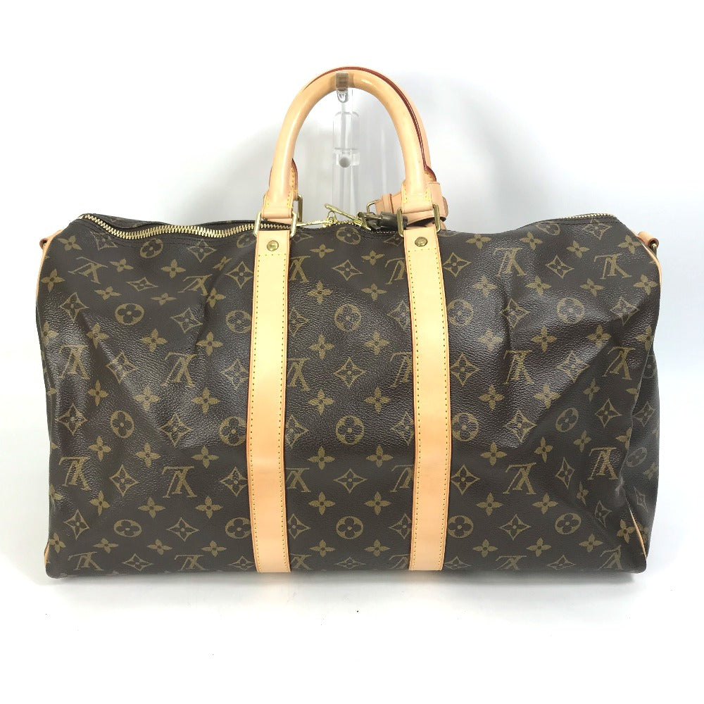 LOUIS VUITTON Boston Duffel bag ‚l41418 Monogram canvas Brown Travel Bag Shoulder Bag Handbag Keepall bandouliere45 Women