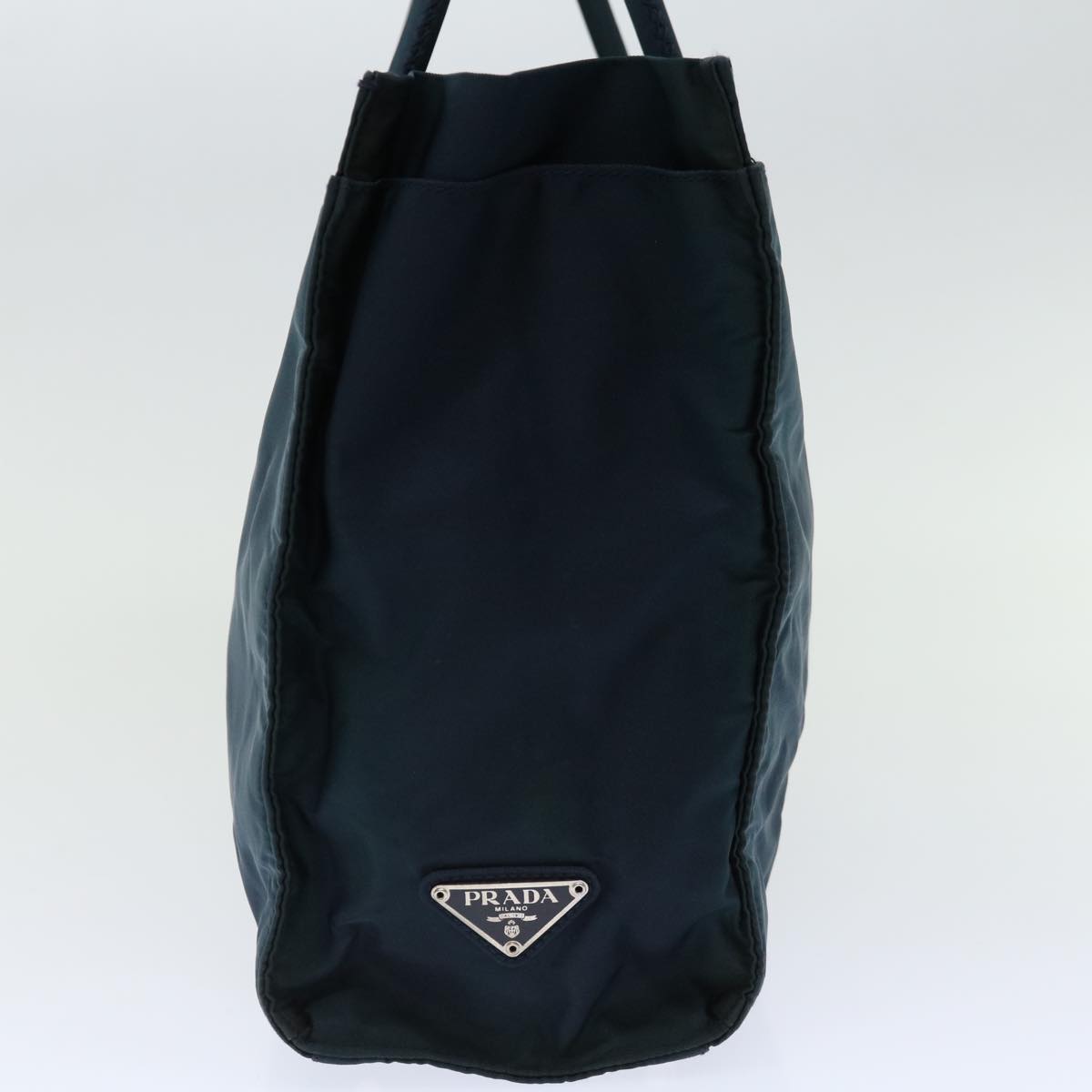 PRADA Tote Bag Nylon Green Blue Auth 70583