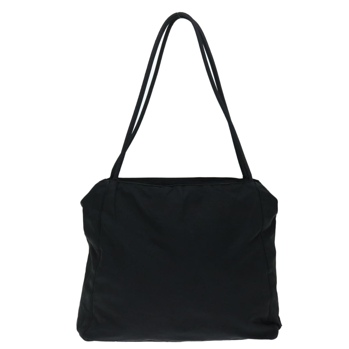 PRADA Hand Bag Nylon Black Auth 70590