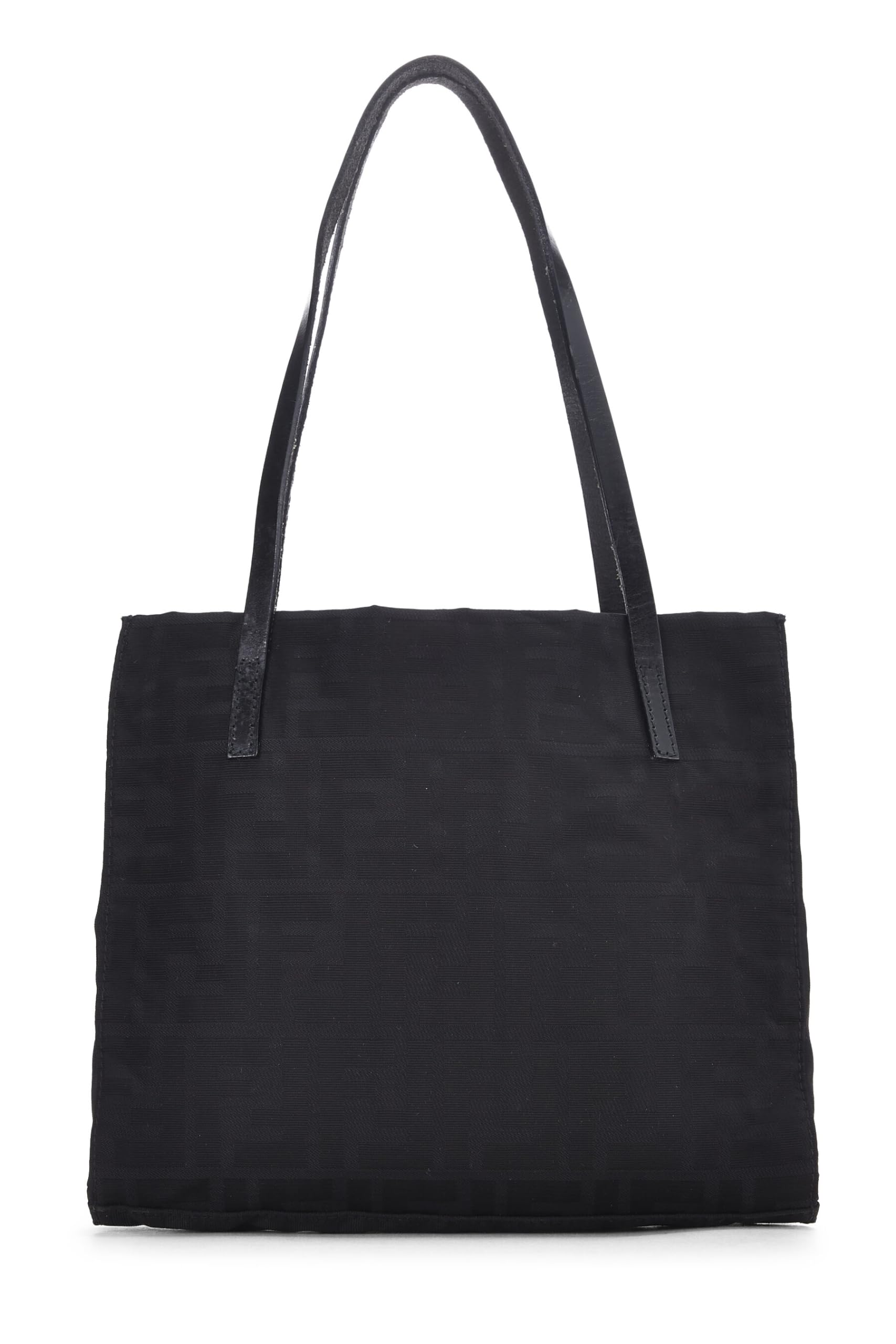 Fendi, Black Zucca Nylon Tote Small, Black