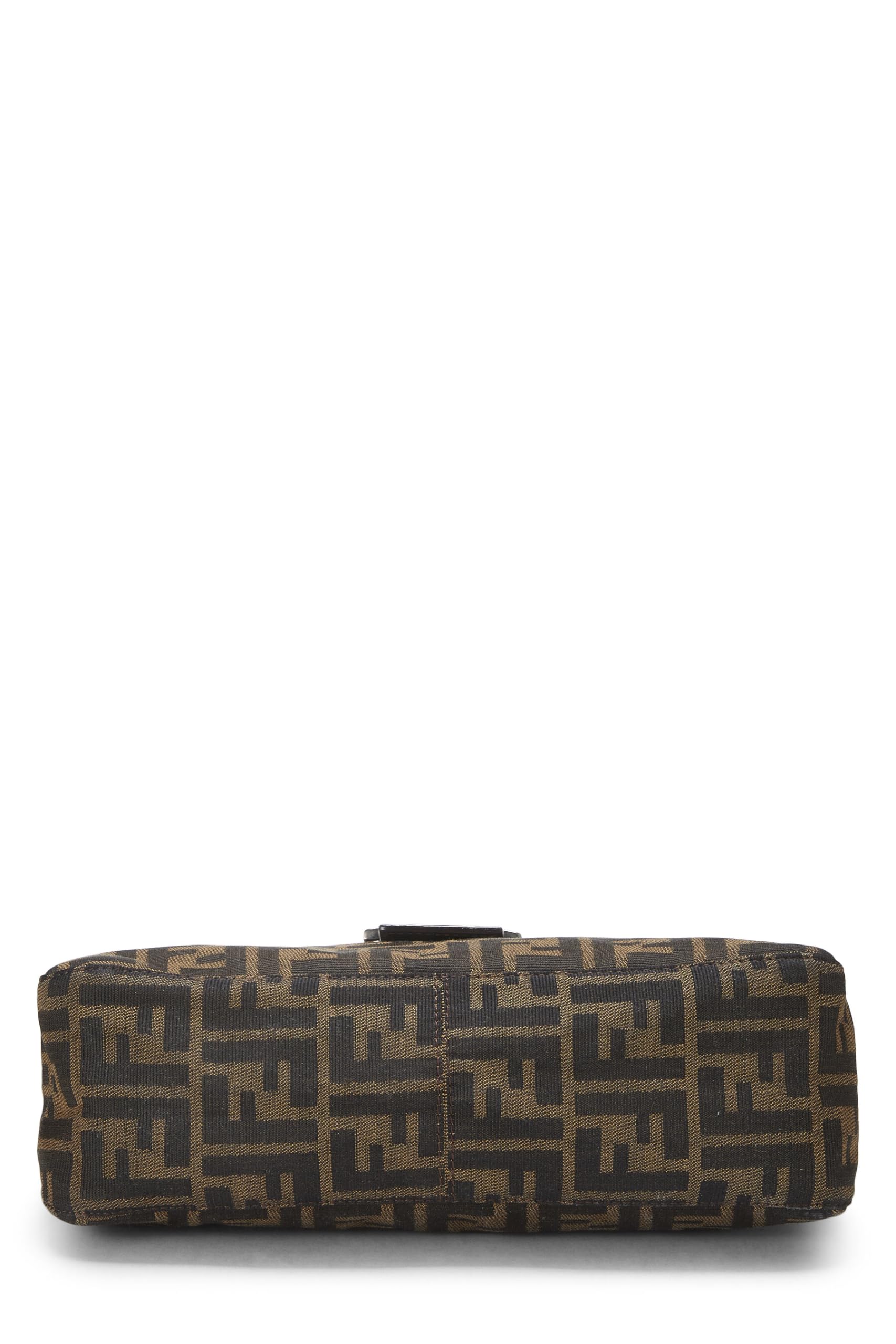 Fendi, Brown Zucca Canvas Shoulder Bag, Brown