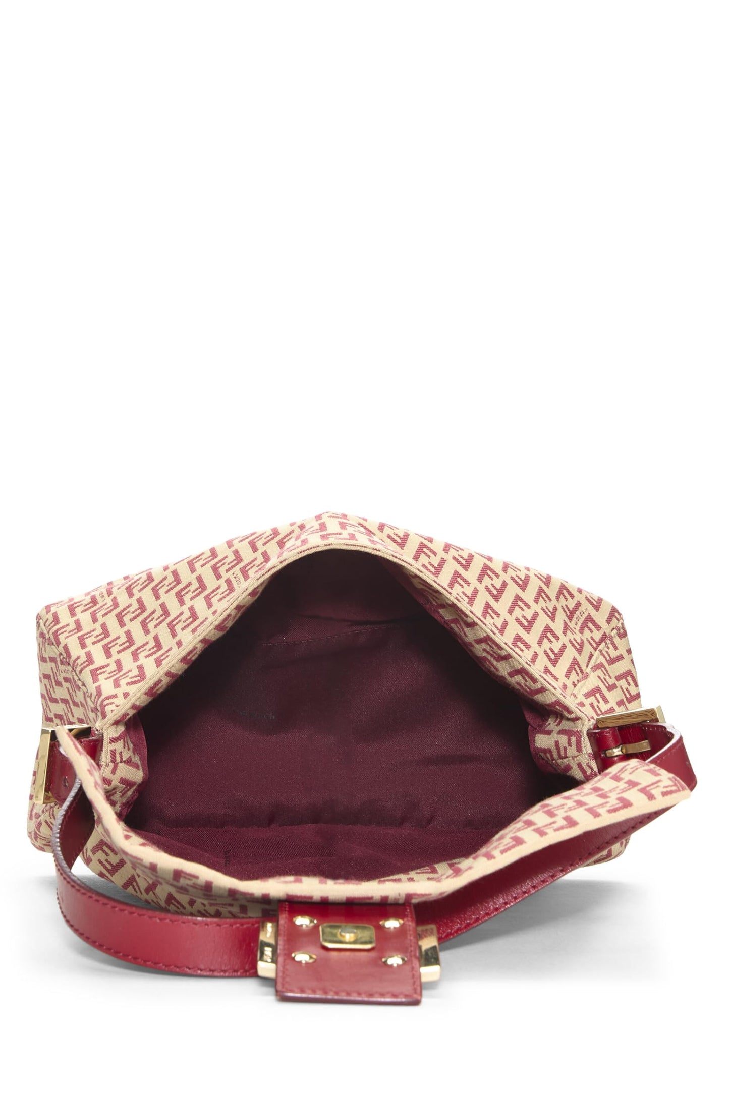 Fendi, Red Zucchino Canvas Mama, Red