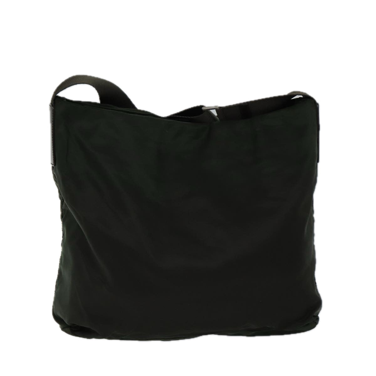 PRADA Shoulder Bag Nylon Khaki Auth 71868