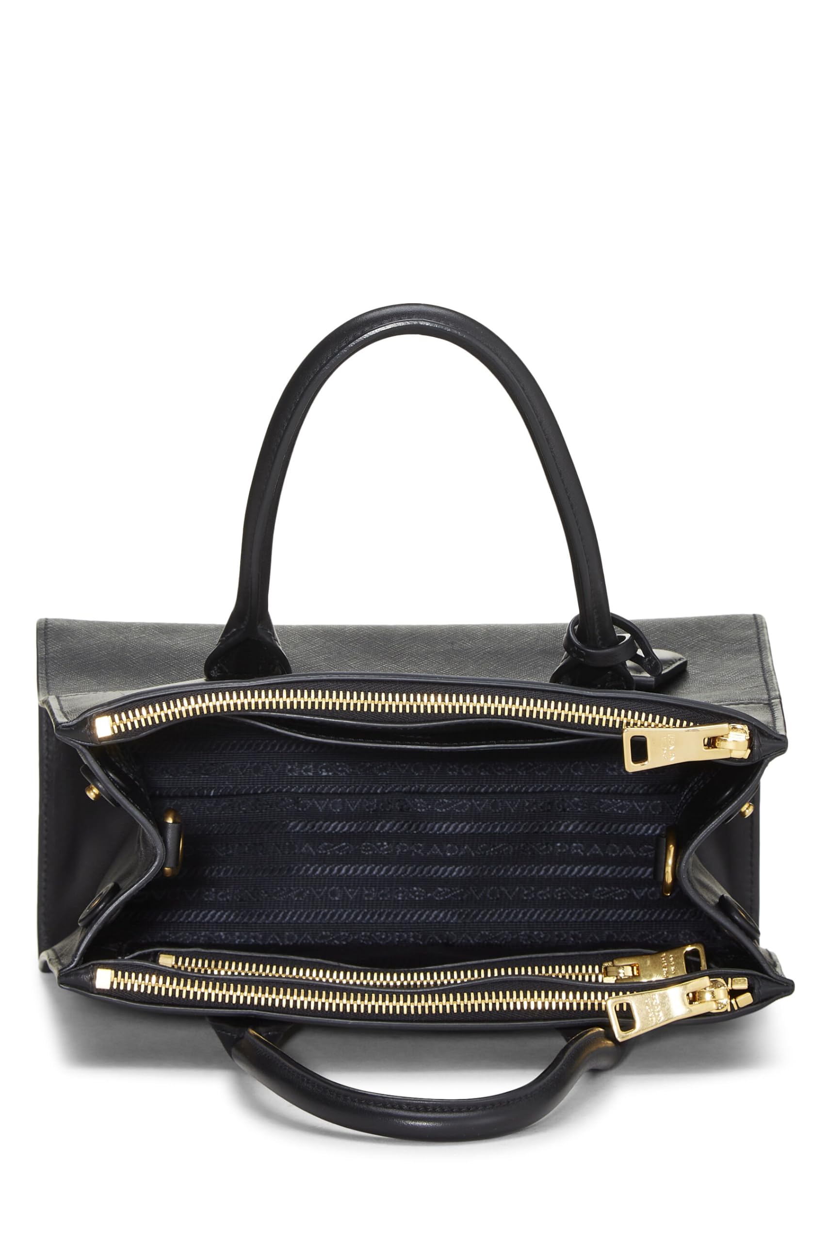 Prada, Black City Paradigme Handbag Small, Black
