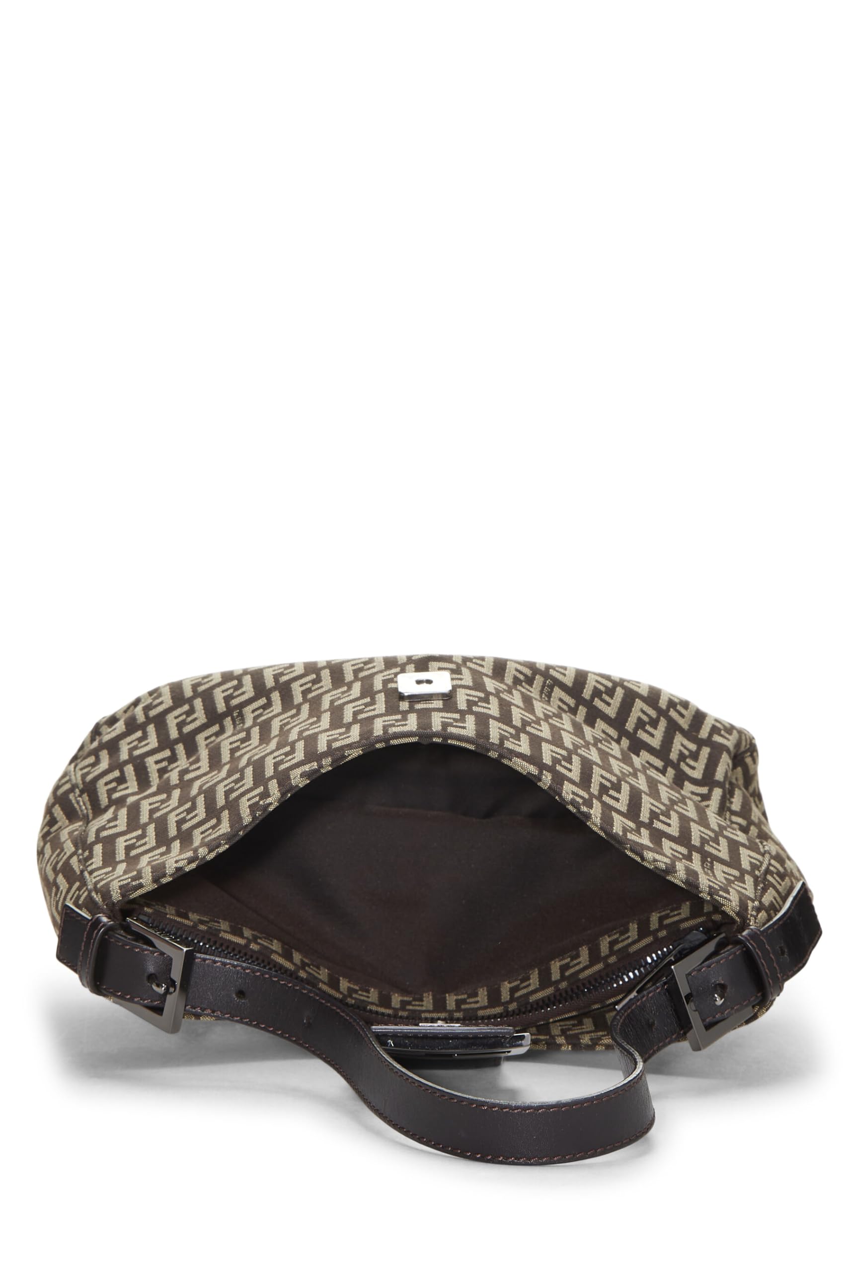 Fendi, Brown Zucchino Shoulder Bag Small, Brown