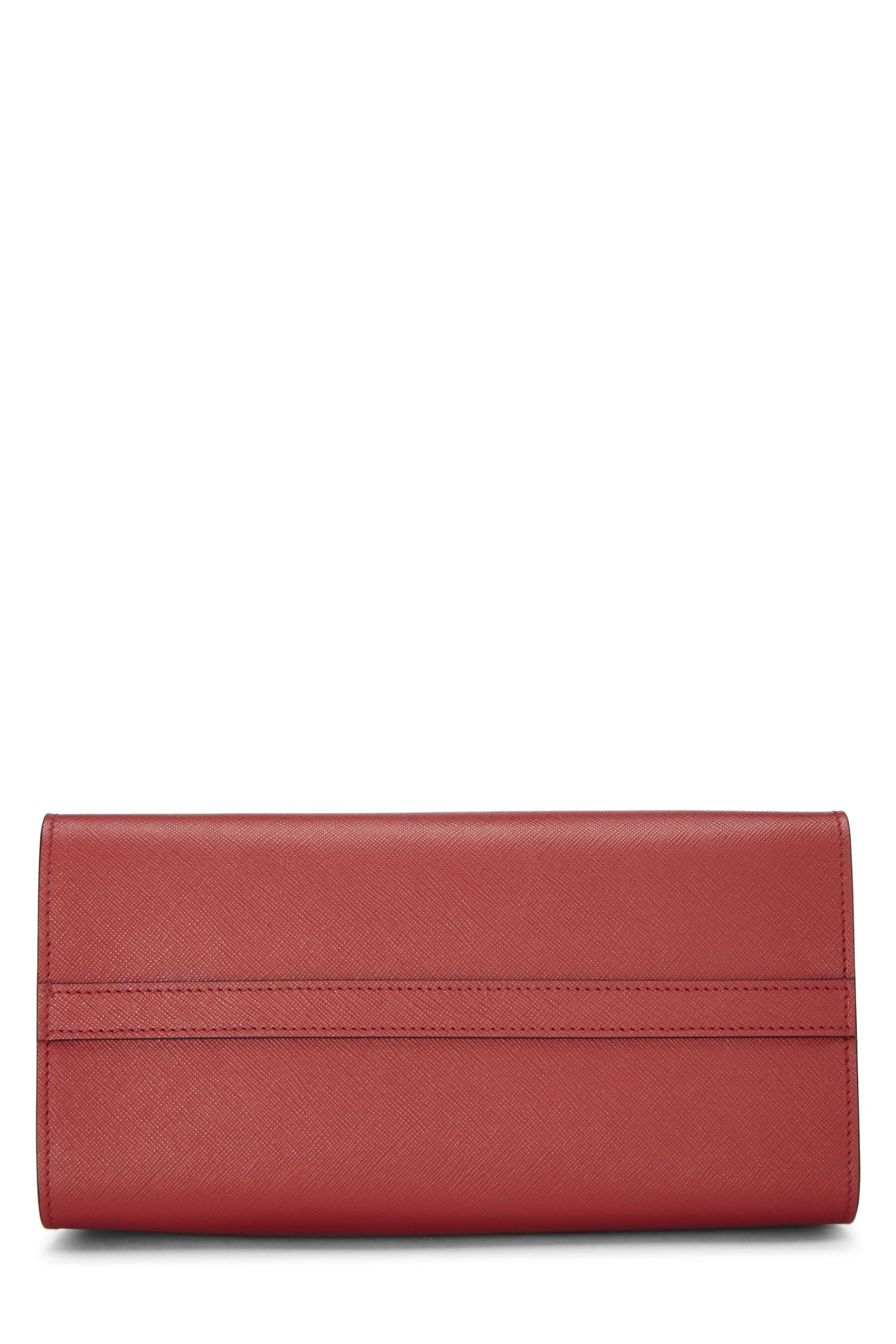 Prada, Red Saffiano Leather Monochrome Bag Small, Red
