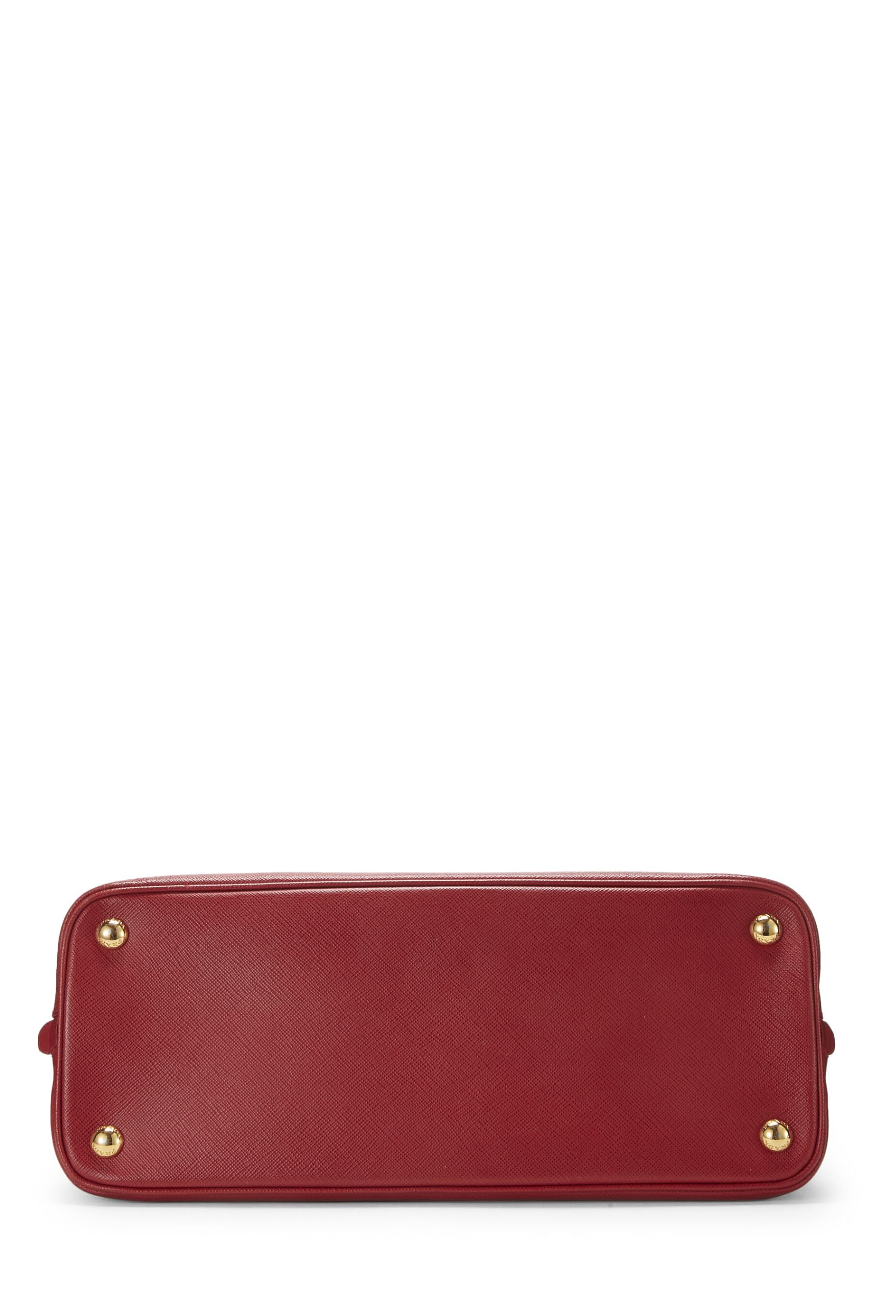 Prada, Red Saffiano Promenade Small, Red Luxury Handbag