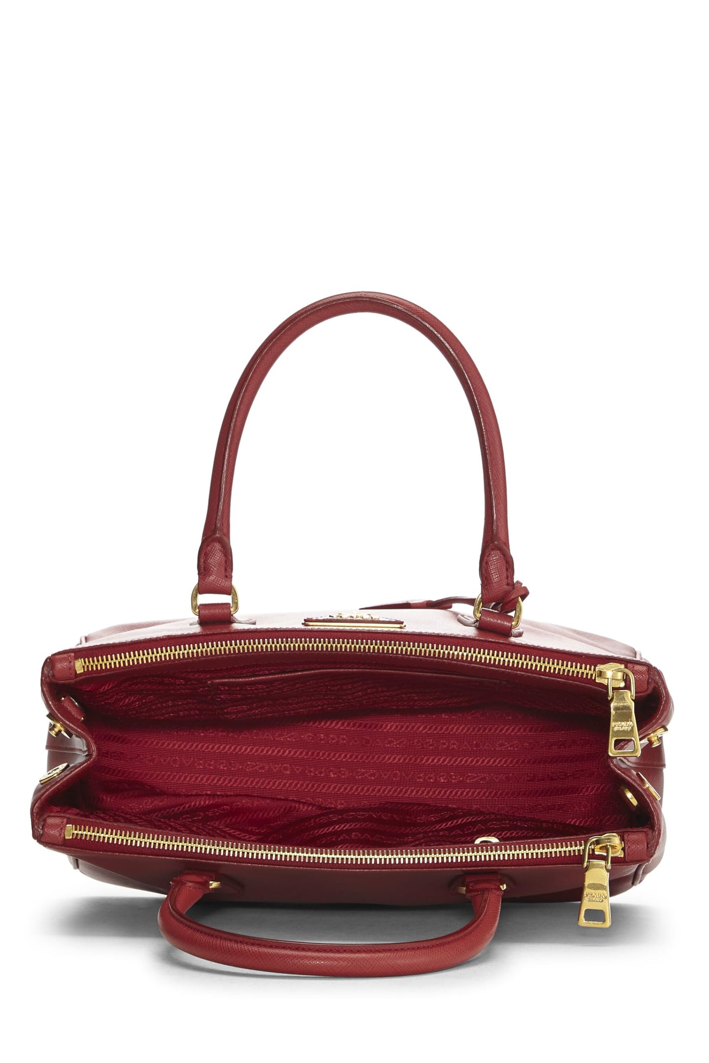 Prada, Red Saffiano Executive Tote Medium, Red