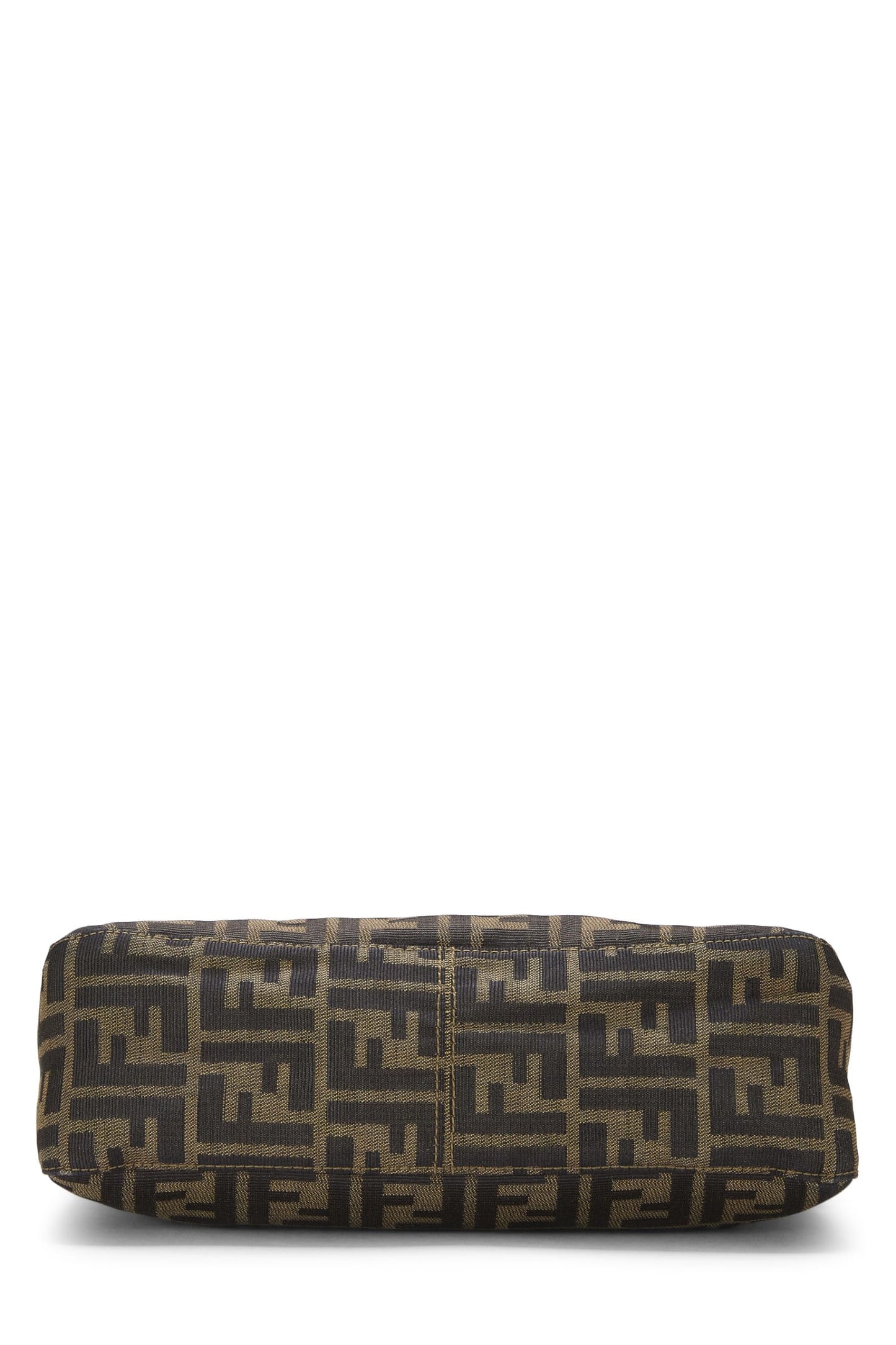 Fendi, Brown Zucca Canvas Shoulder Bag, Brown