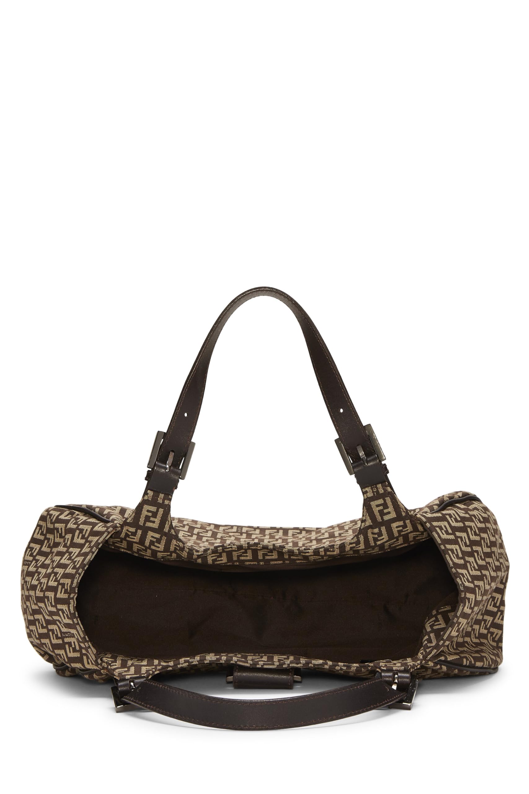 Fendi, Brown Zucchino Canvas Tote, Brown