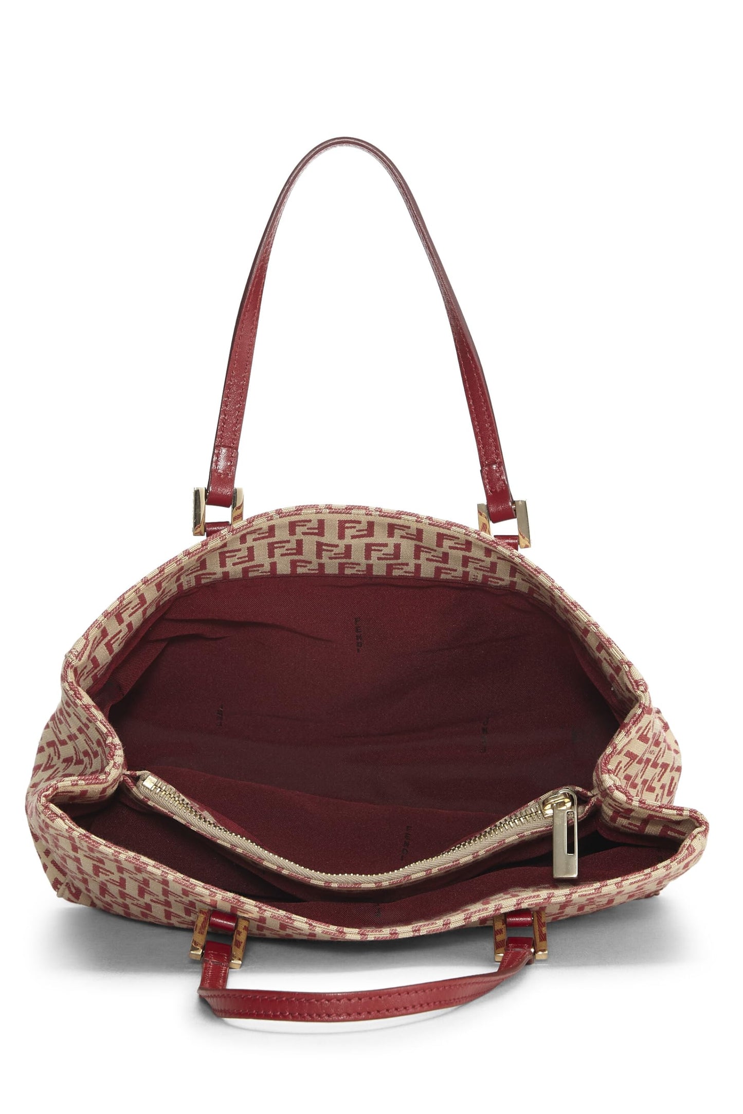 Fendi, Red Zucchino Tote Small, Red