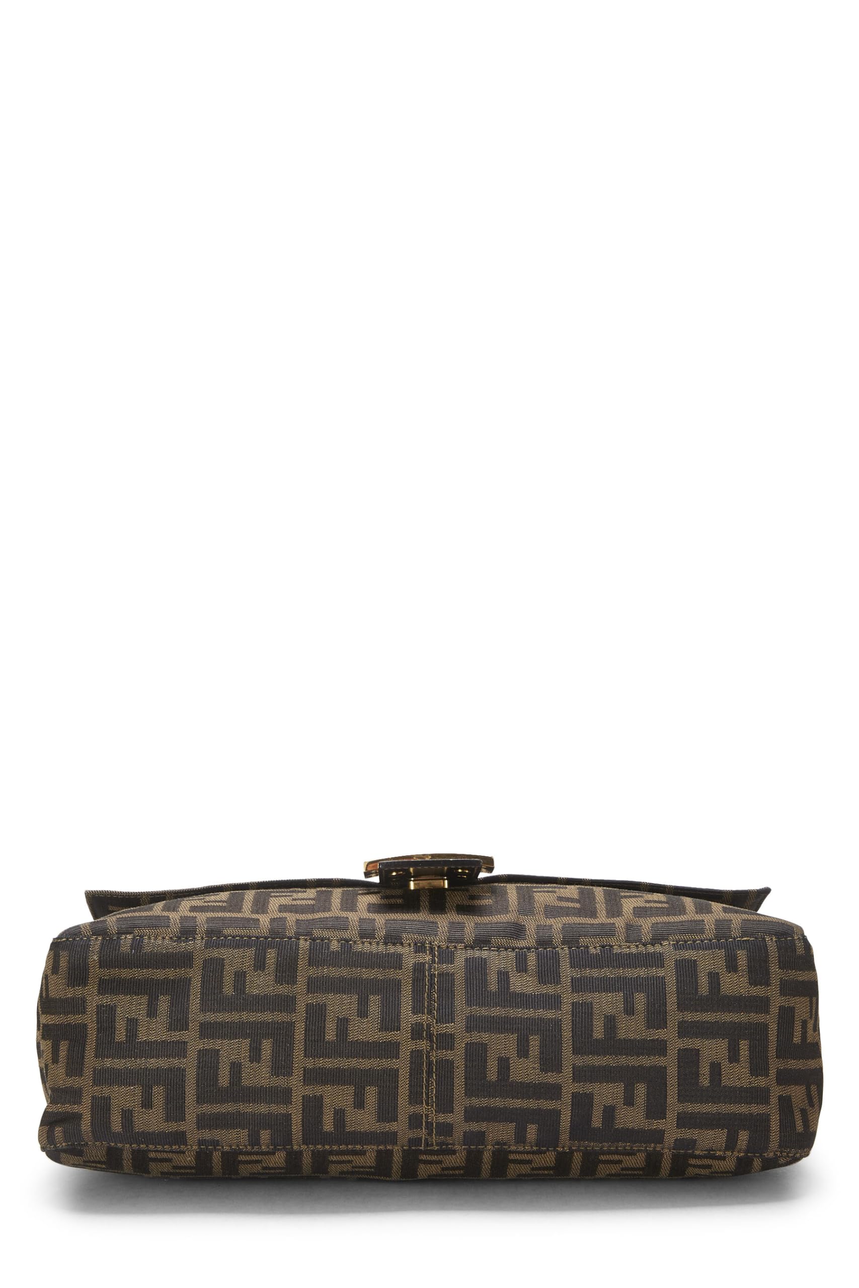 Fendi, Brown Zucca Canvas Shoulder Bag Large, Brown