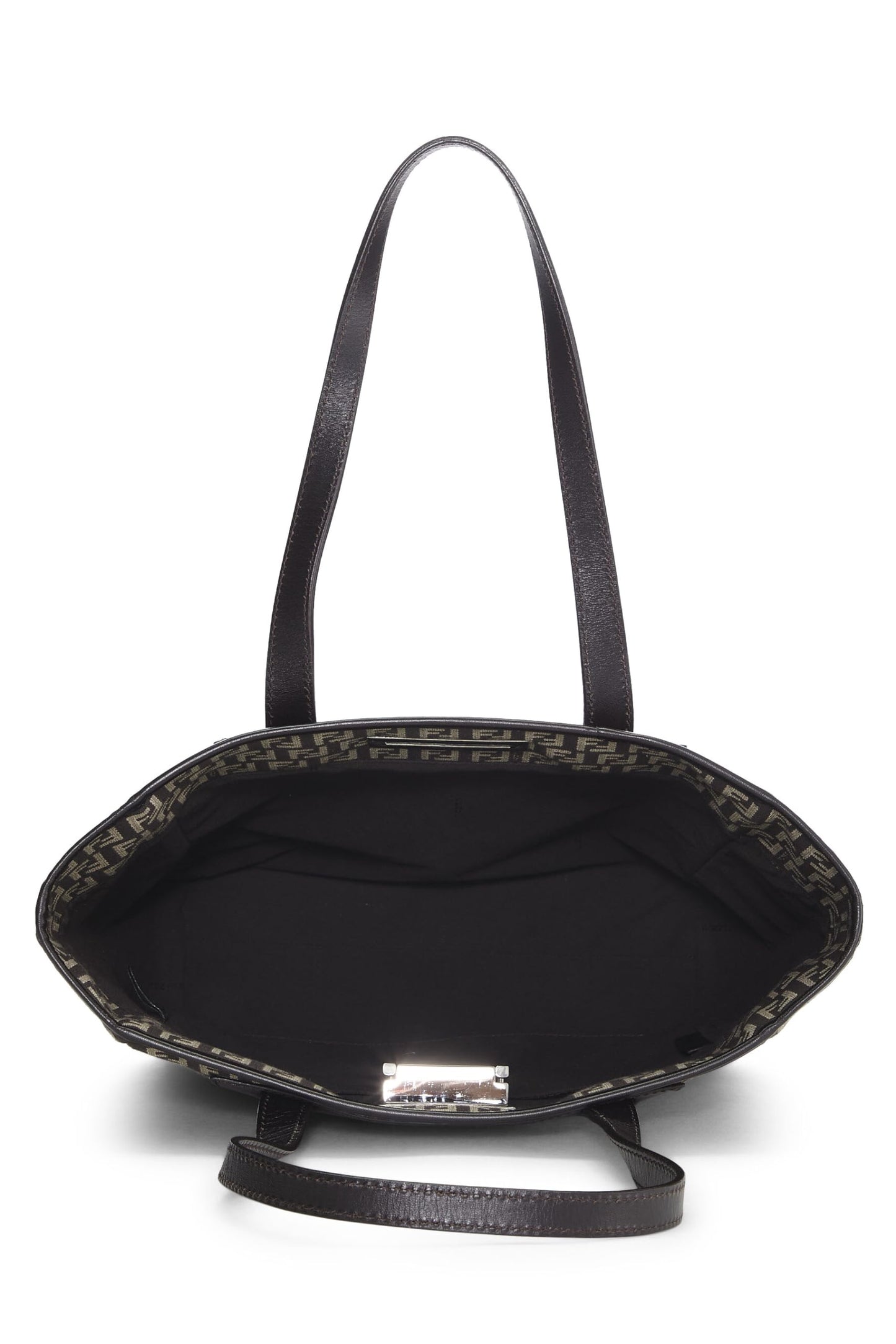 Fendi, Brown Zucchino Canvas Tote, Brown