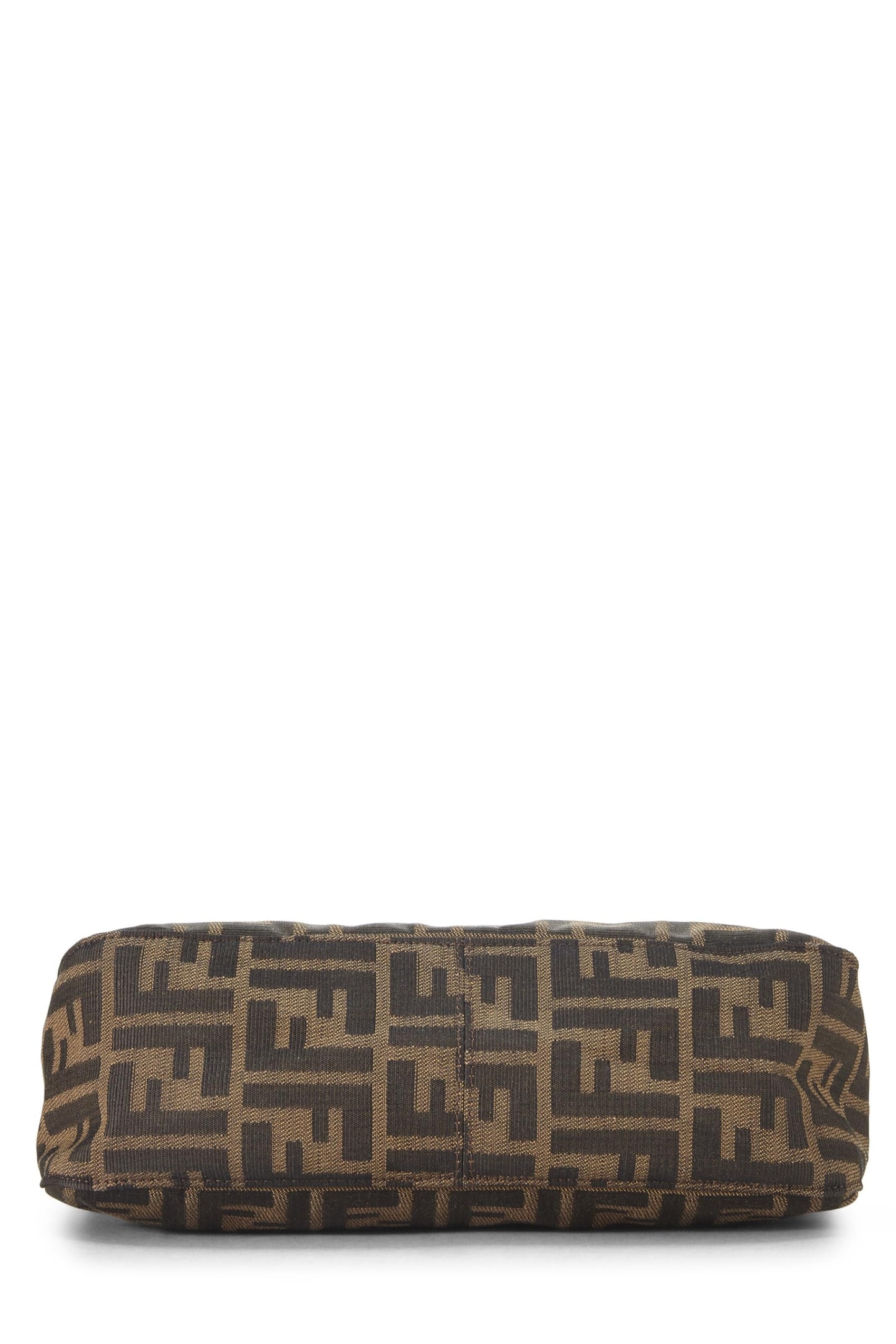 Fendi, Brown Zucca Canvas Shoulder Bag, Brown