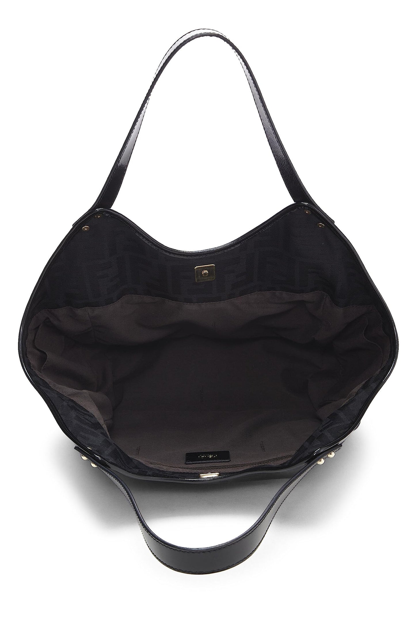 Fendi, Black Zucca Chef Tote Small, Black