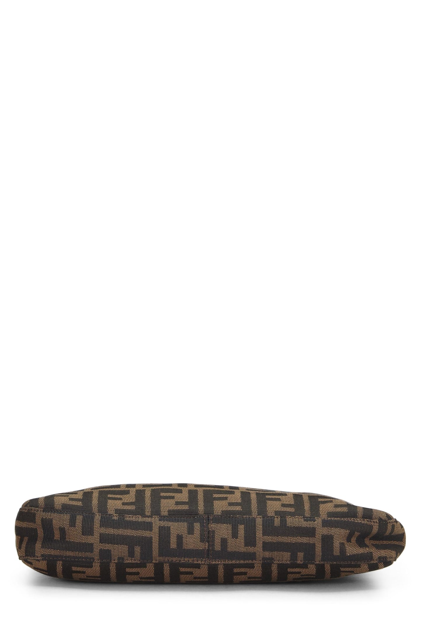 Fendi, Brown Zucca Canvas Shoulder Bag, Brown