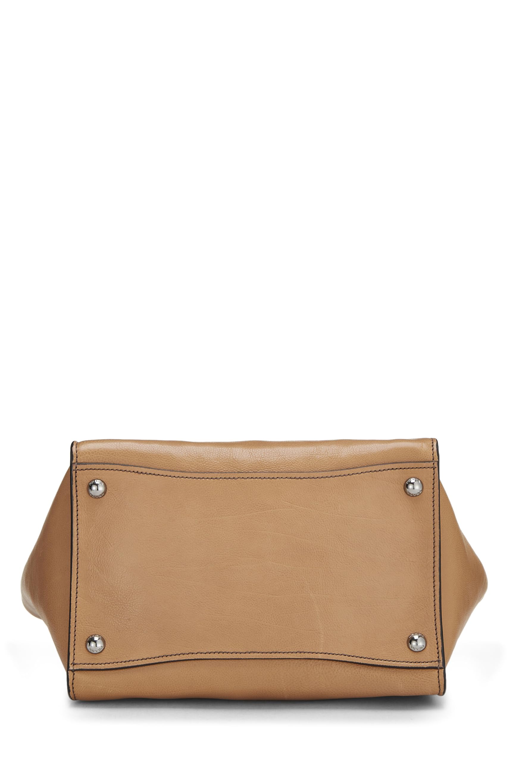Prada, Brown Calfskin Grace Lux Concept Tote, Brown
