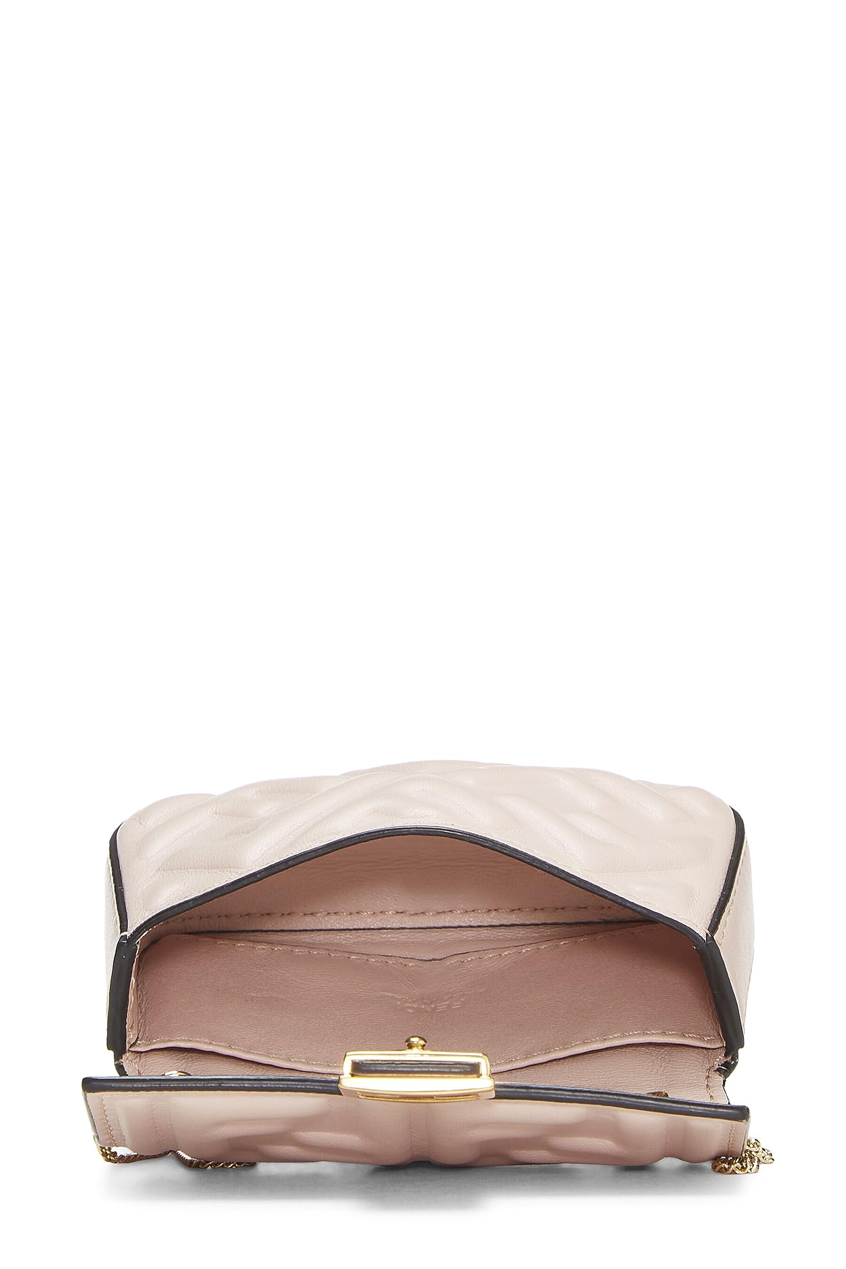 Fendi, Pink Embroidered Convertible Baguette Bag Charm Nano, Pink