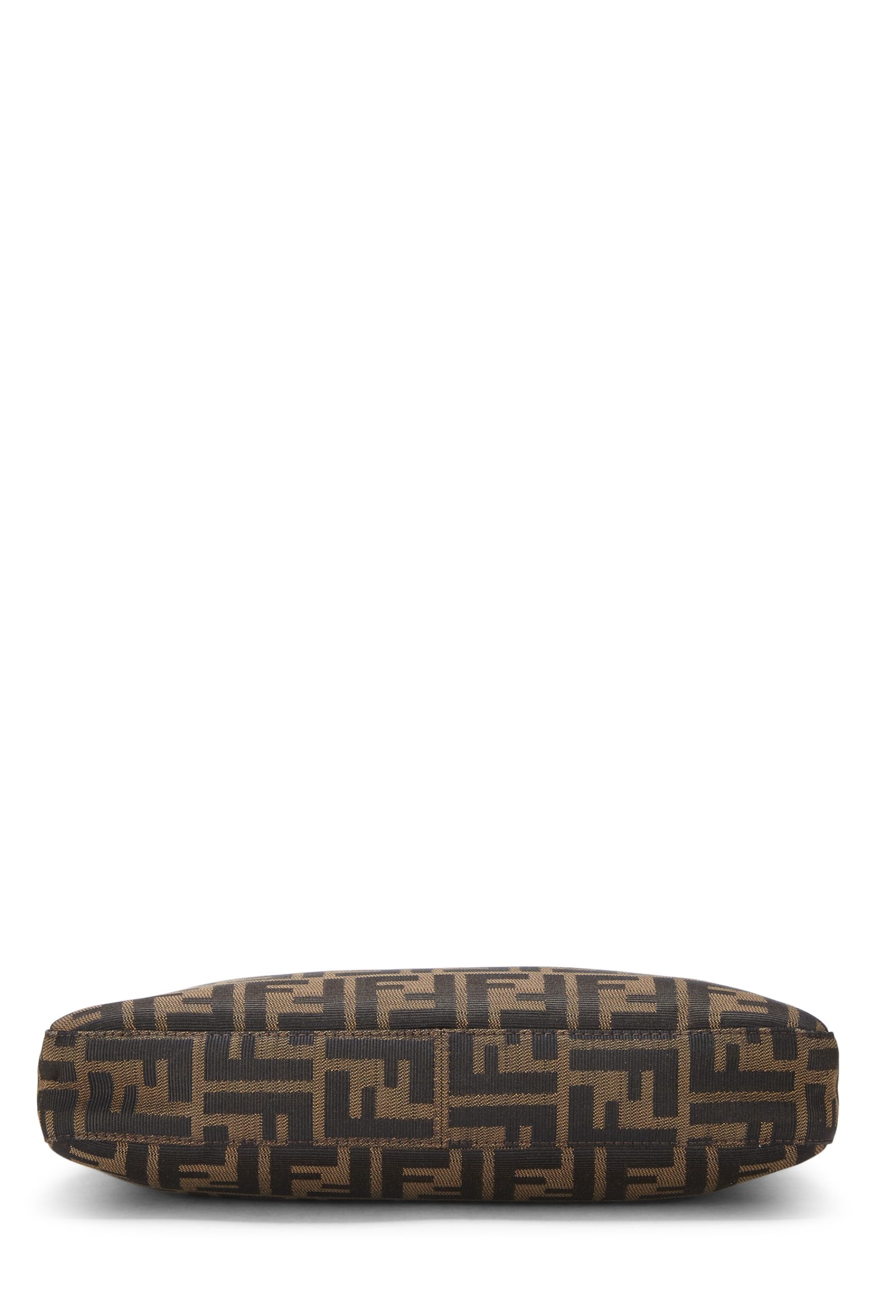 Fendi, Brown Zucca Canvas Shoulder Bag, Brown