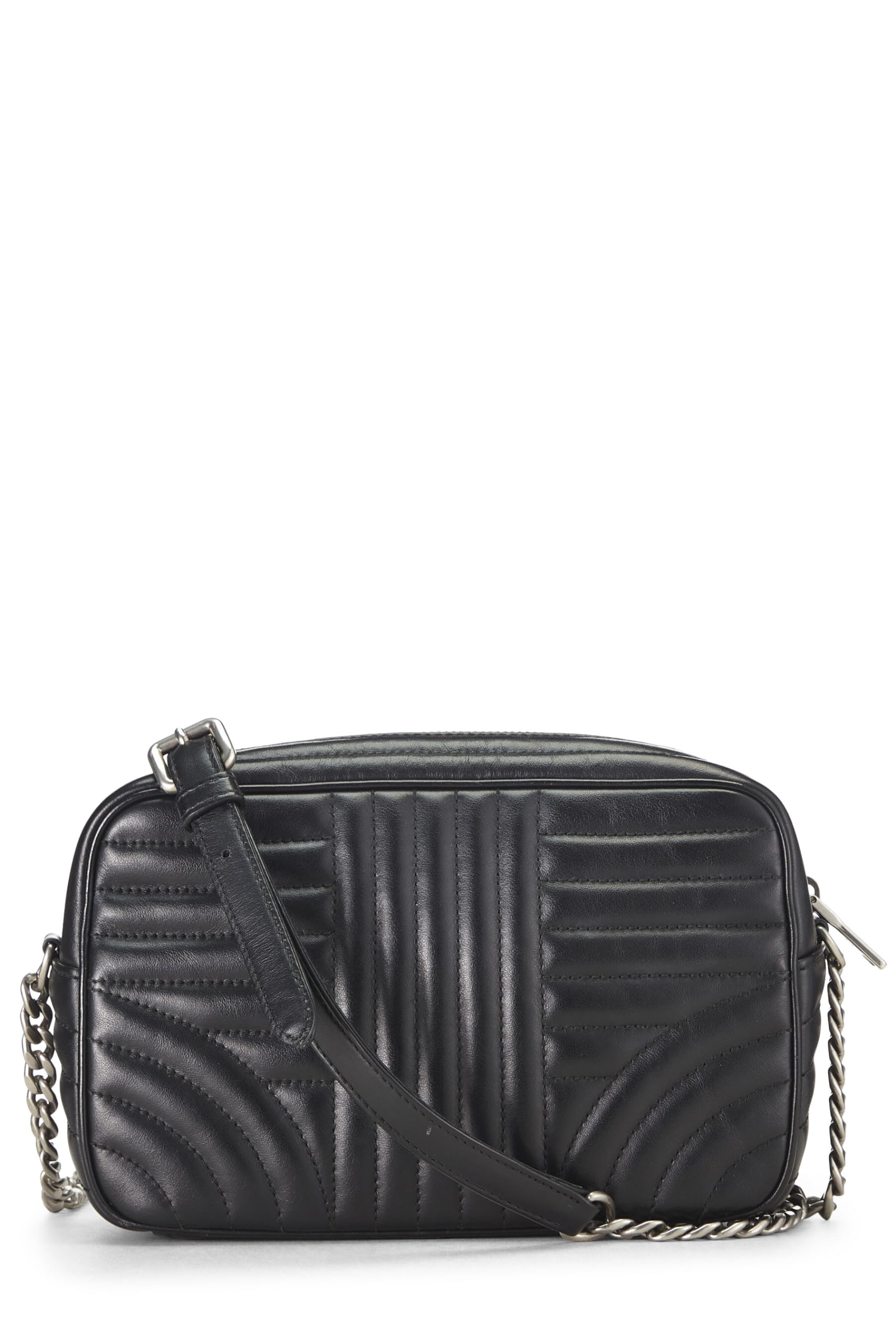 Prada, Black Calfskin Diagramme Camera Bag Medium, Black