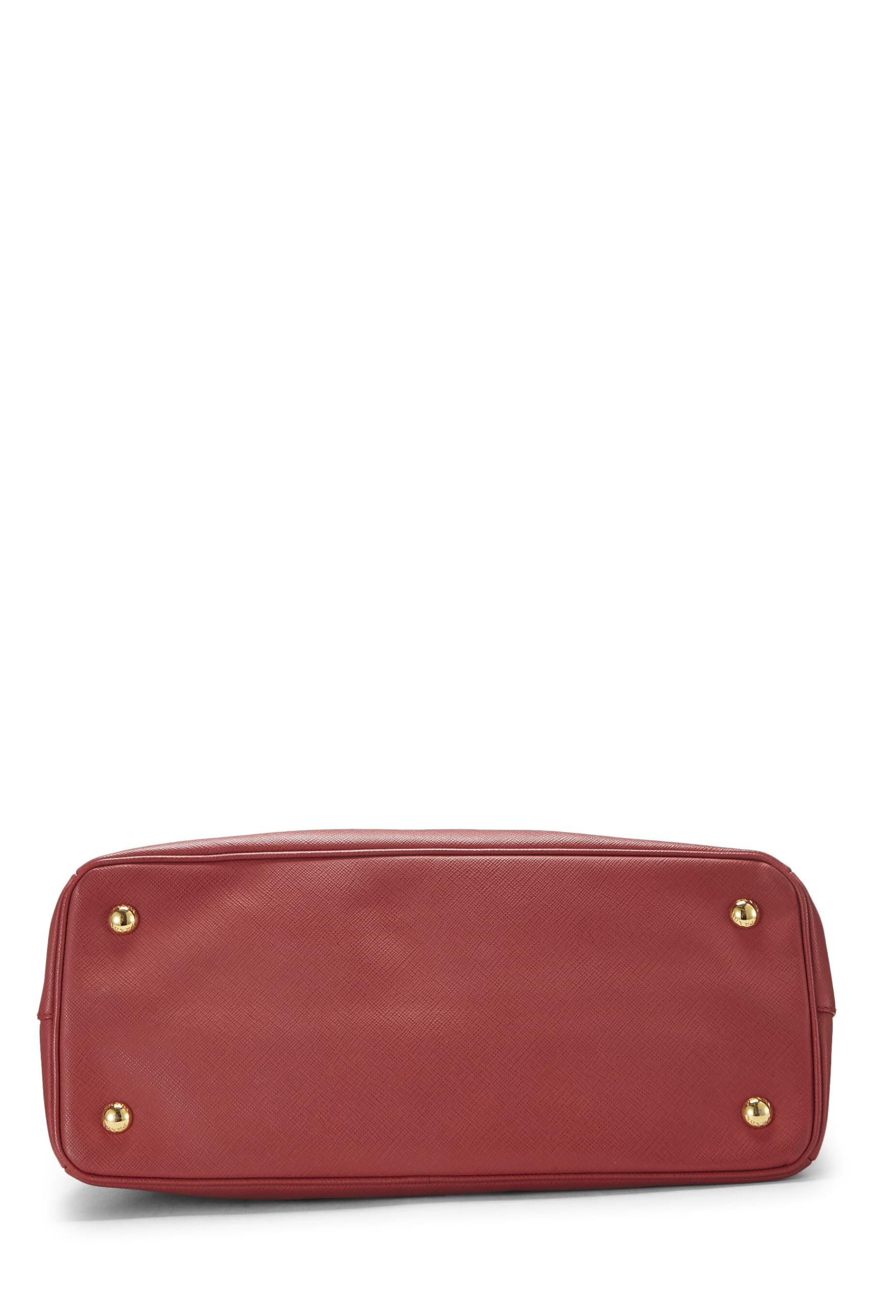Prada, Red Saffiano Executive Tote Small, Red