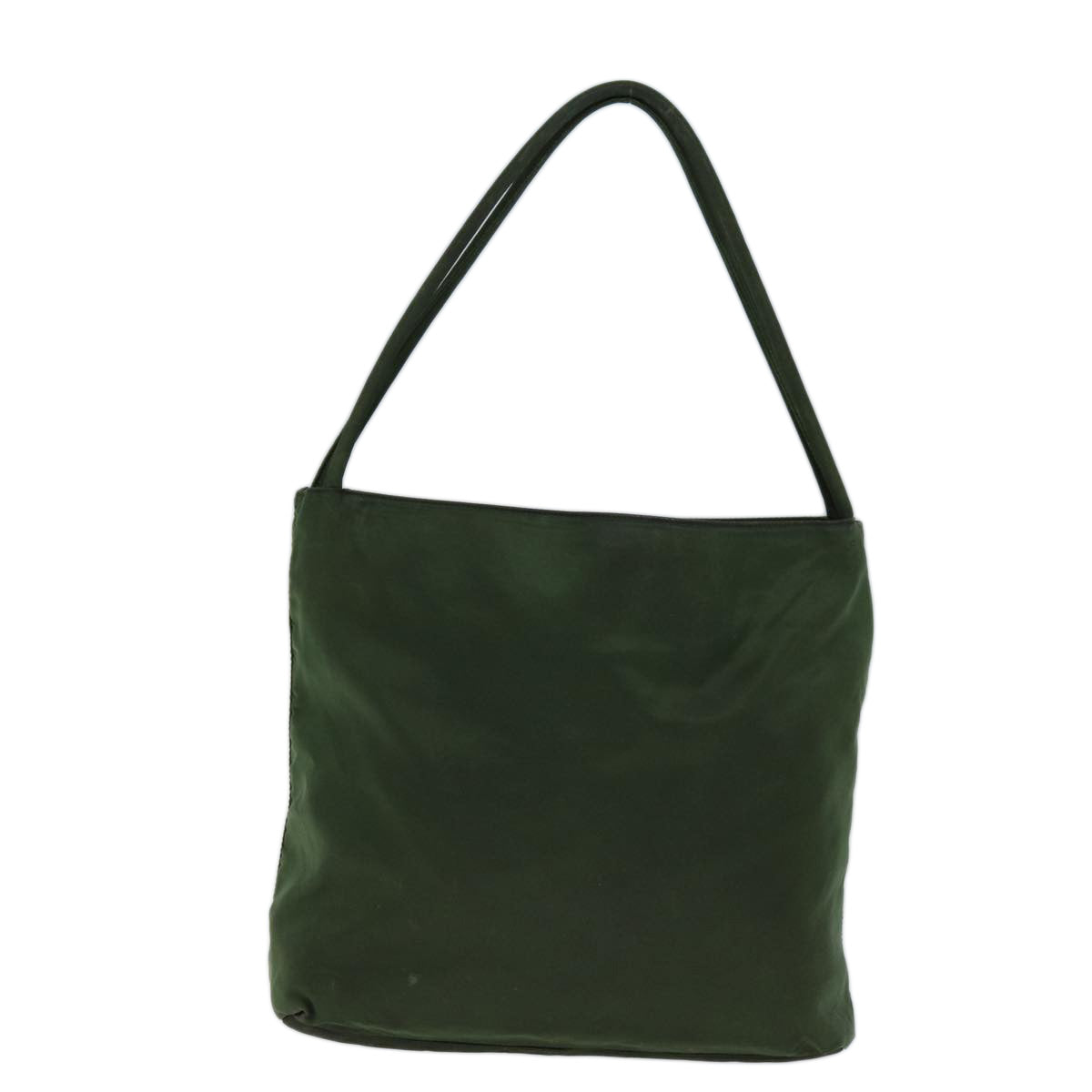 PRADA Tote Bag Nylon Khaki Auth 72138