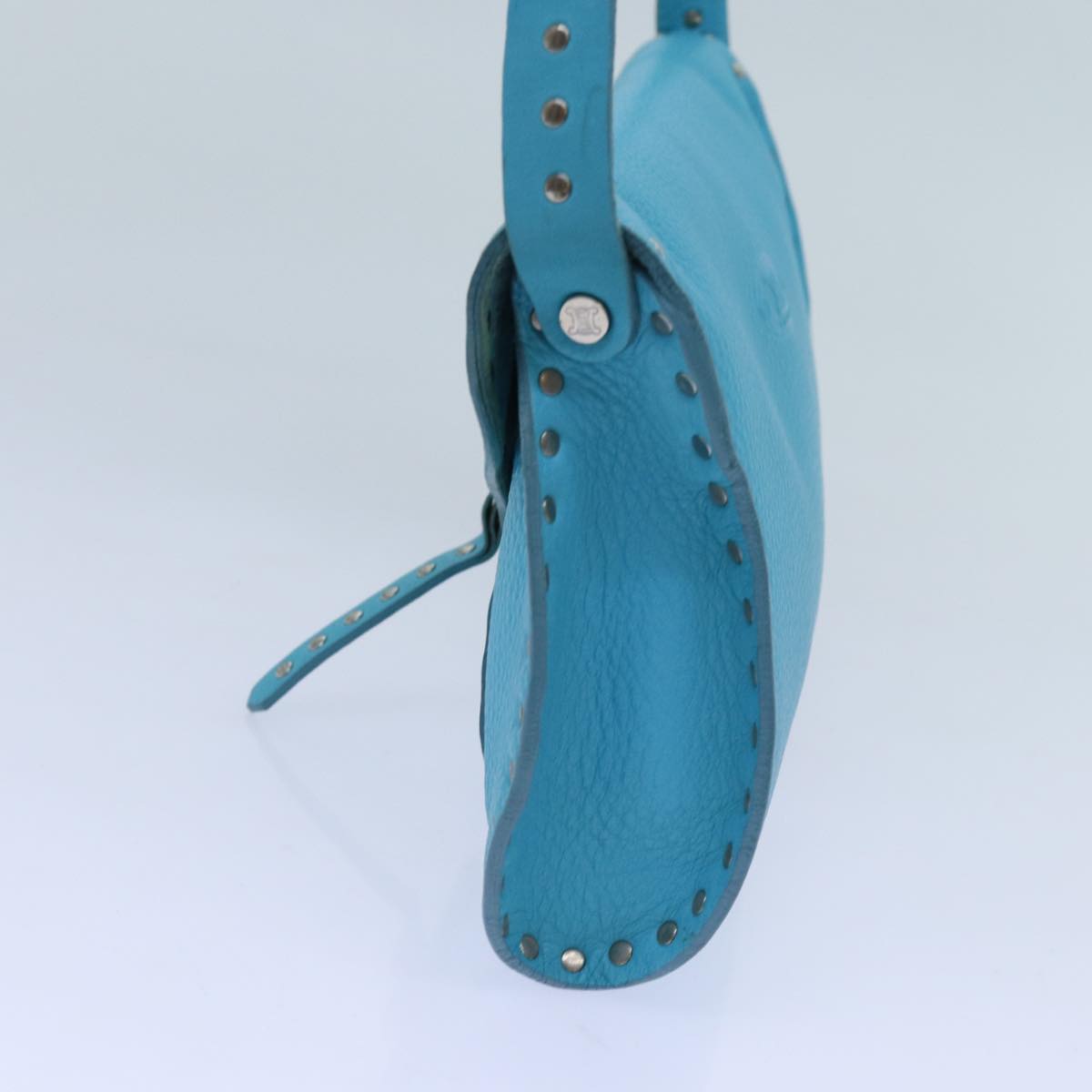 Luxury CELINE Shoulder Bag Light Blue 72402