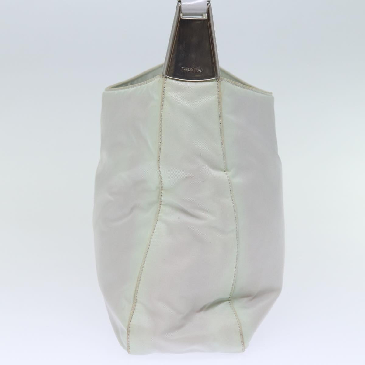 PRADA Shoulder Bag Nylon Gray Auth 72737