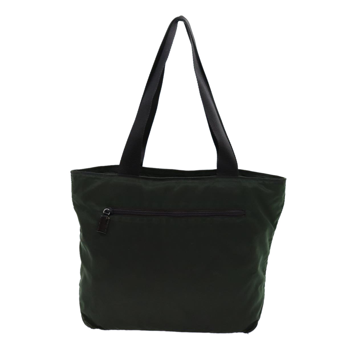 PRADA Tote Bag Nylon Khaki Auth 72791