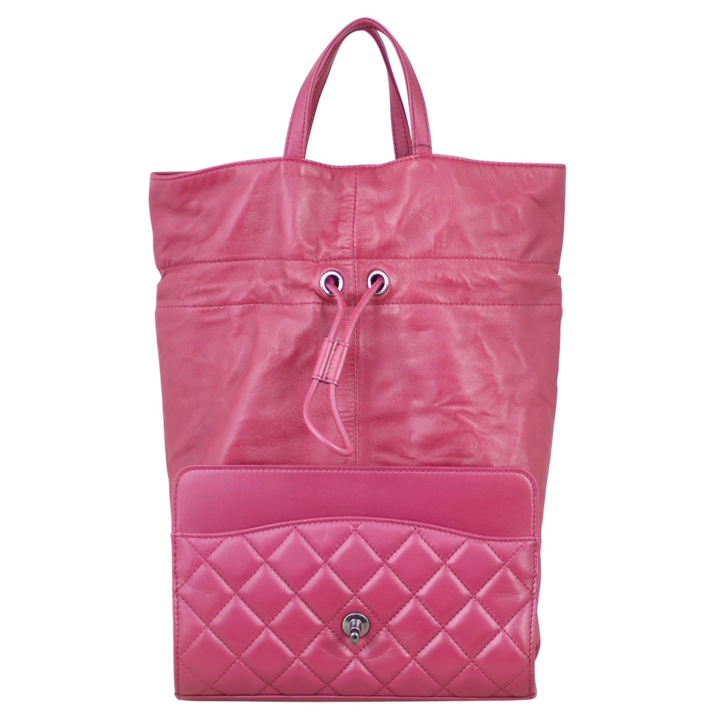 Chanel Grocery by Chanel Drawstring Flap Bag