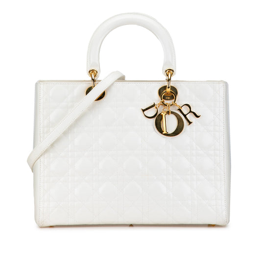 Dior Lady Dior Quilted Leather Handbag