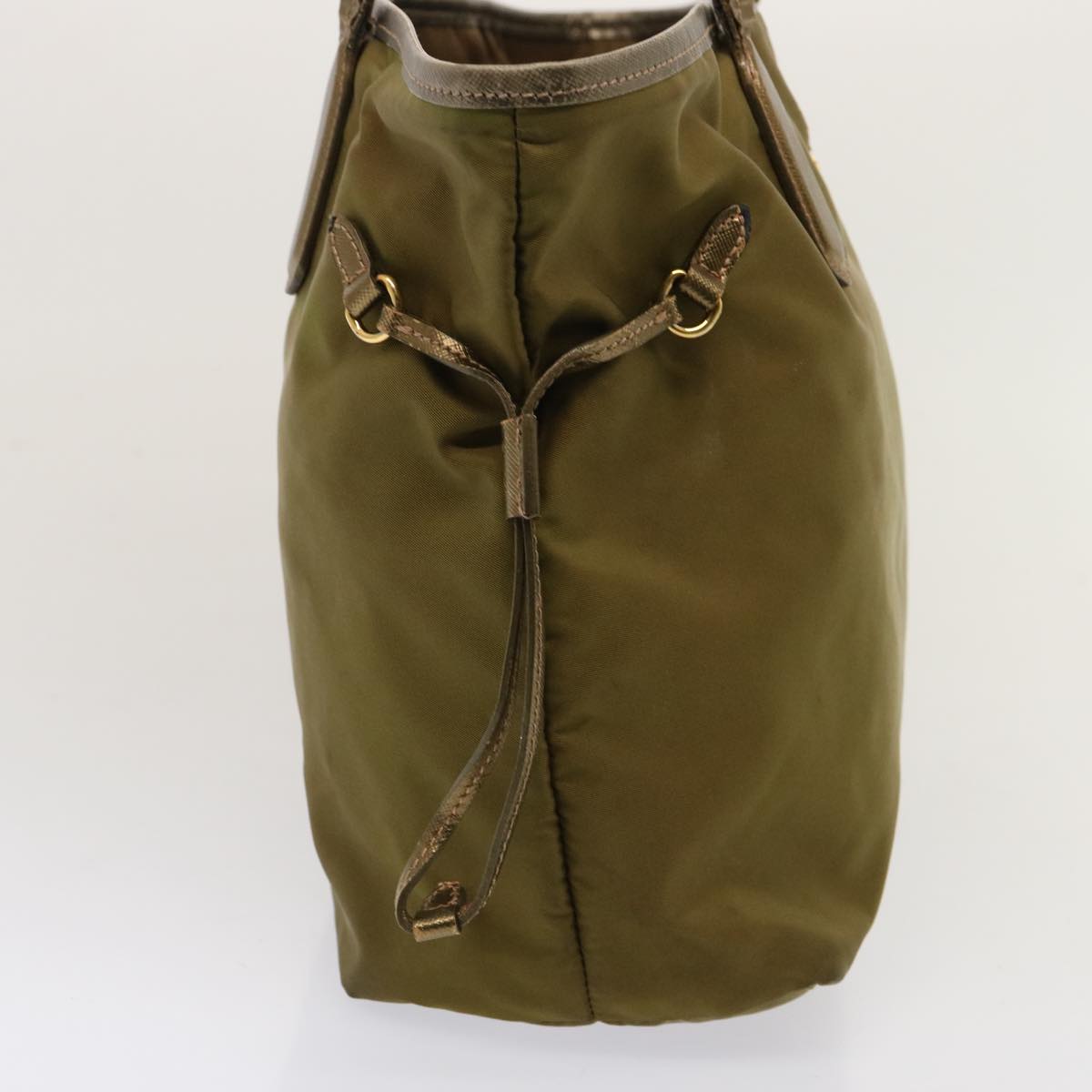 PRADA Tote Bag Nylon Brown Auth 73338
