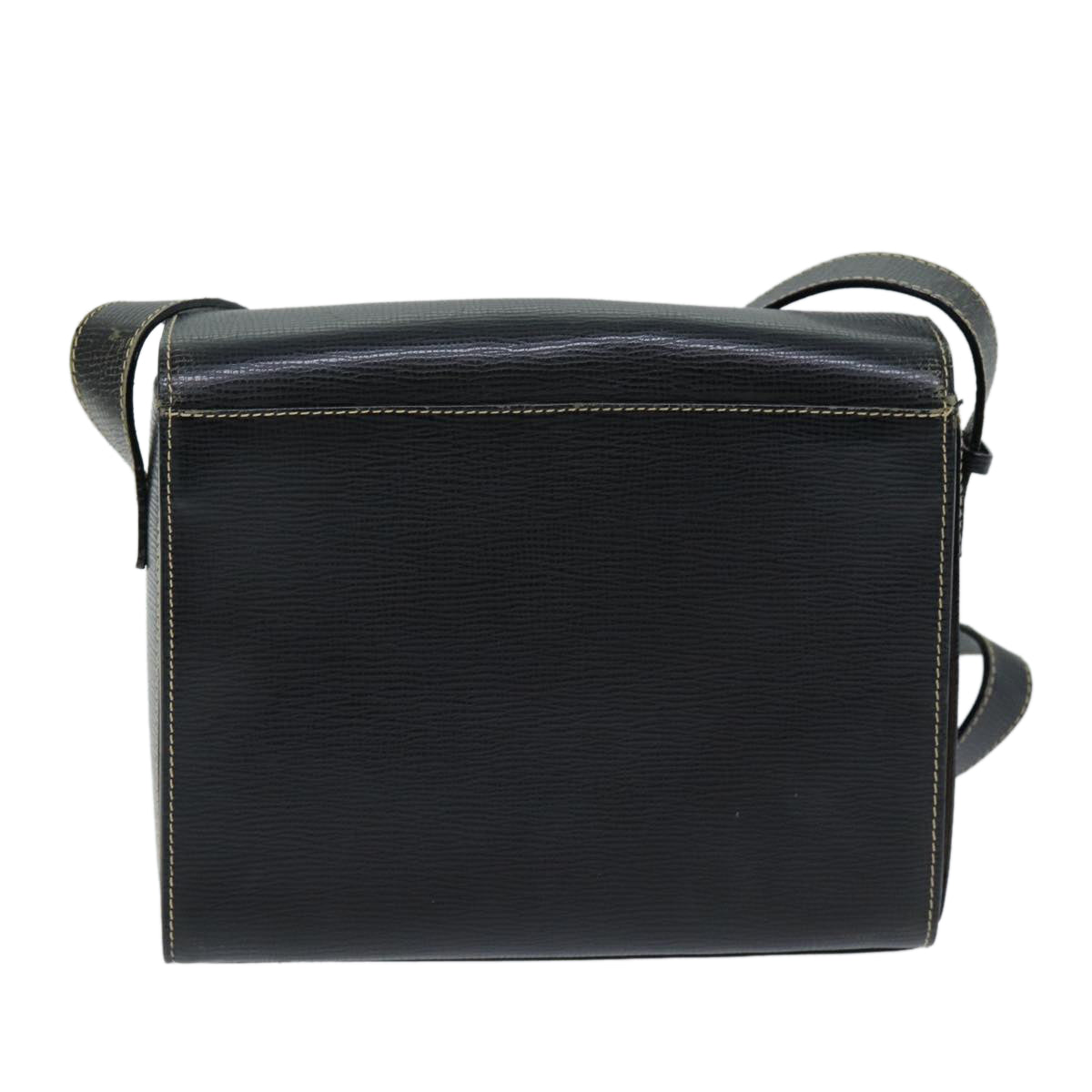 Luxury CELINE Shoulder Bag Leather Black 73484