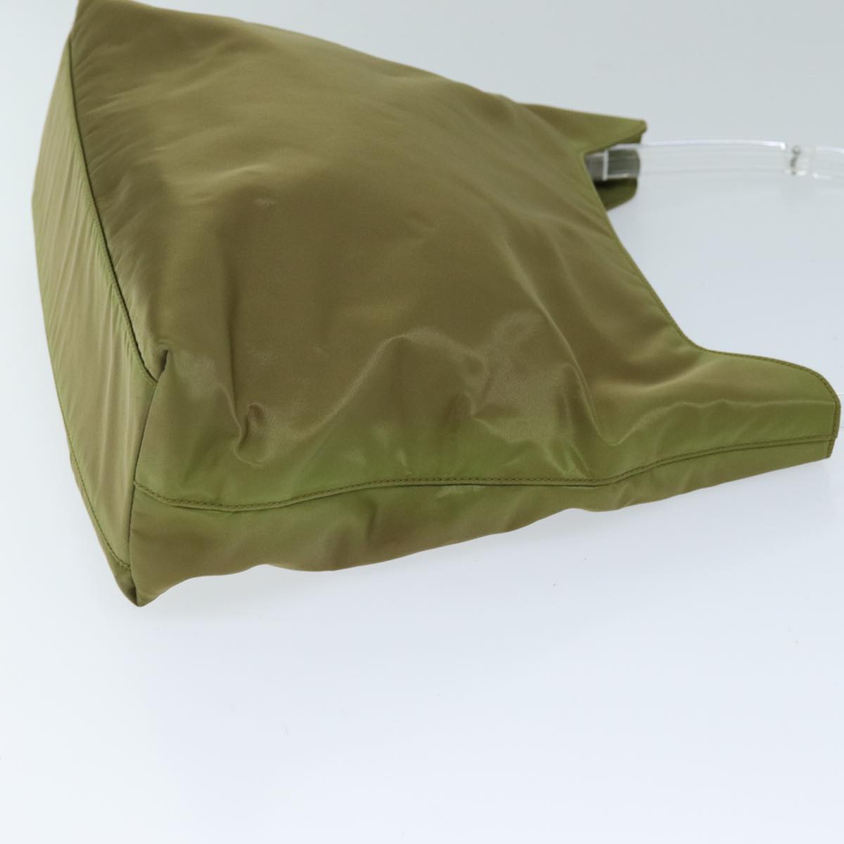 PRADA Shoulder Bag Nylon Khaki Auth 73883