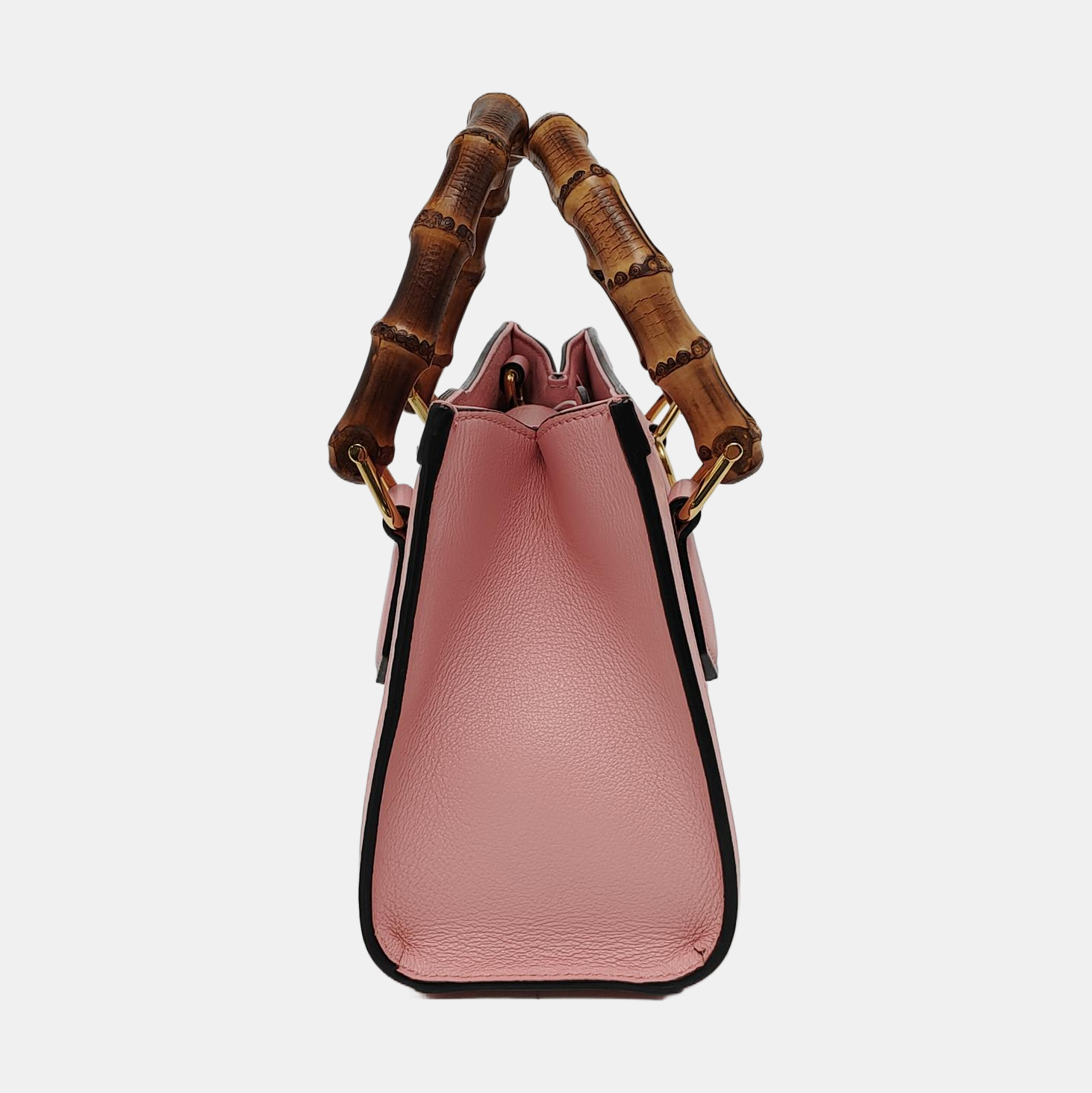 Gucci Diana Mini Pink Leather Bag Bamboo Handle 2022