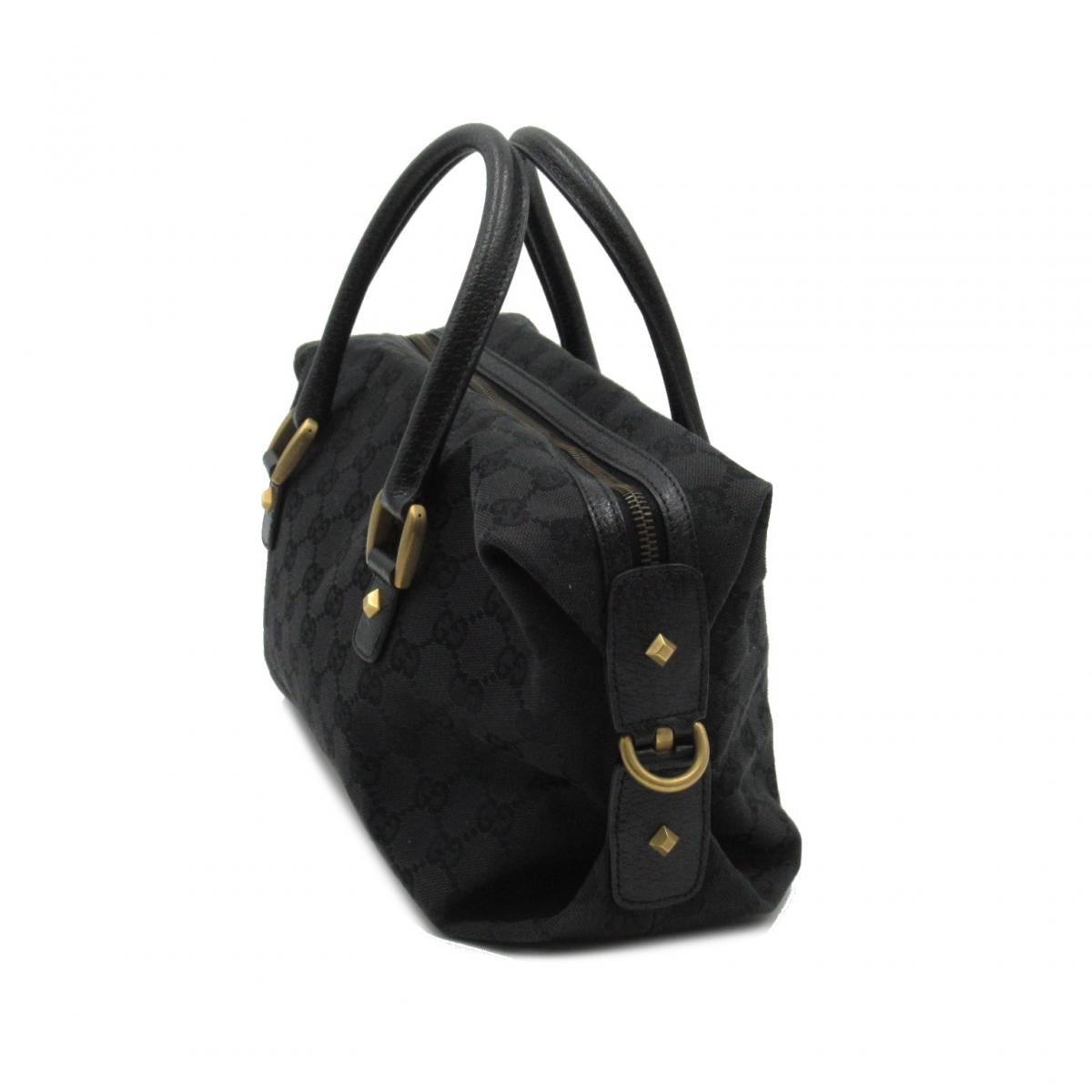 Gucci Lou Canvas Top Handle Handbag