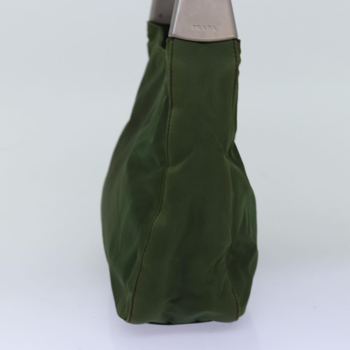 PRADA Shoulder Bag Nylon Khaki Auth 74196