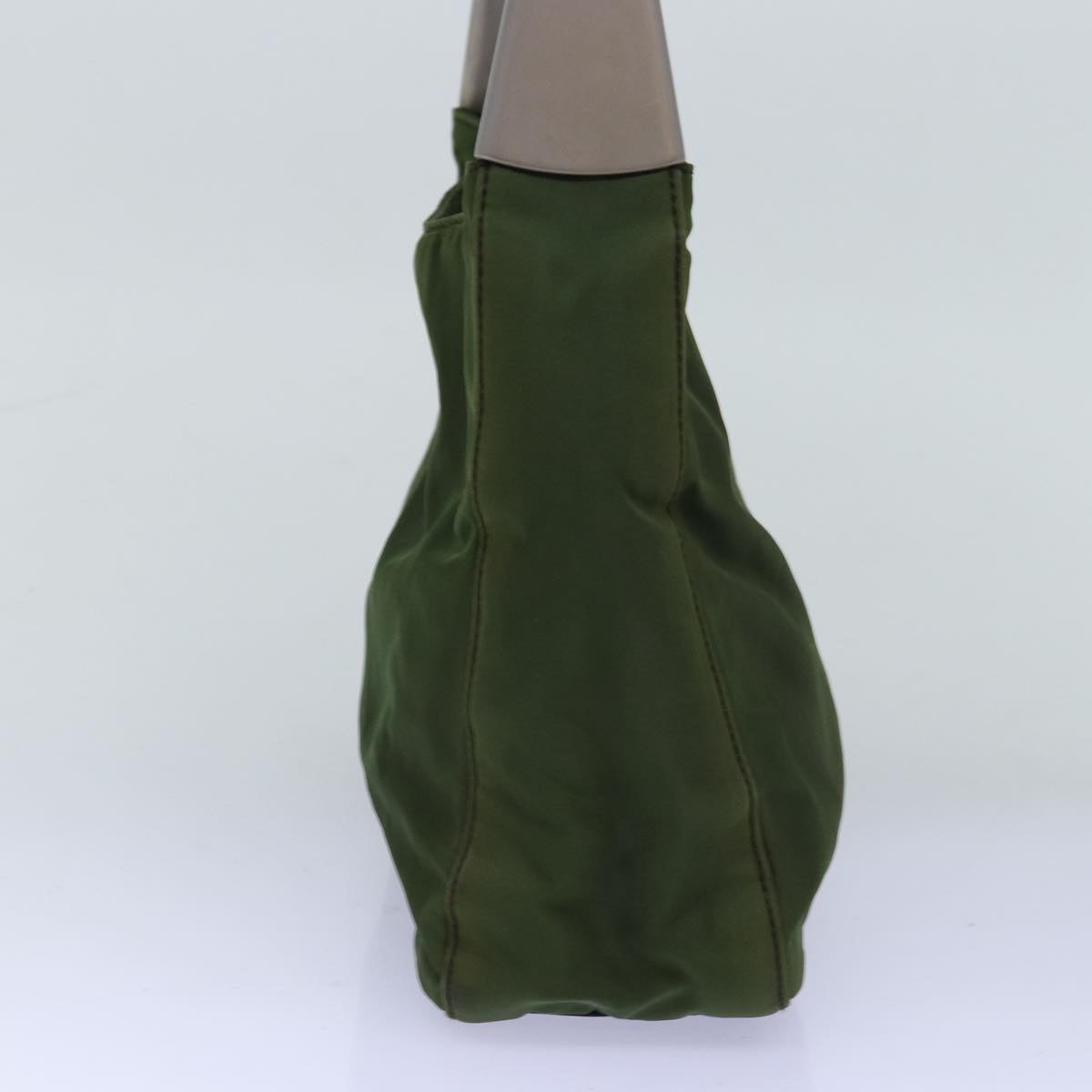 PRADA Shoulder Bag Nylon Khaki Auth 74196