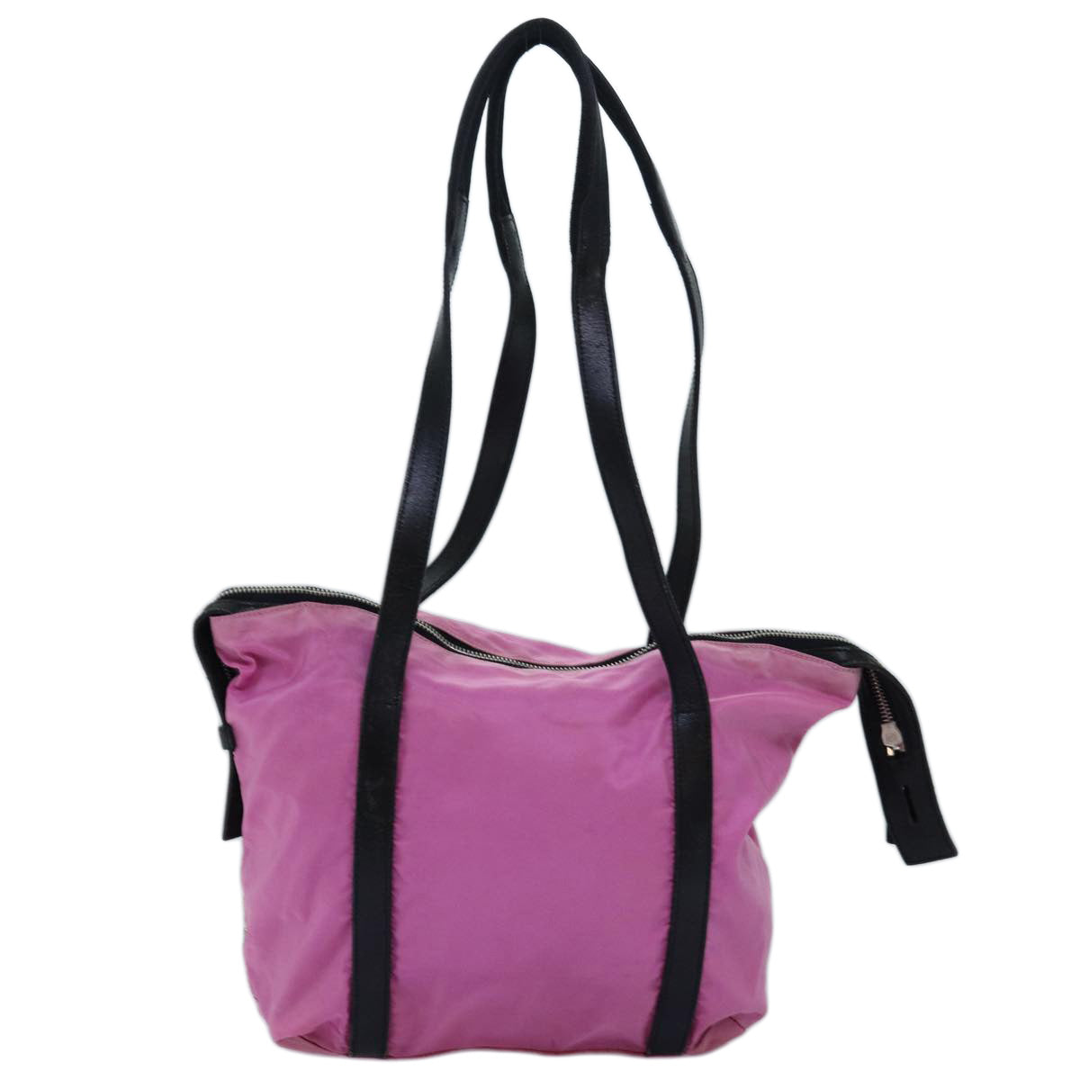 PRADA Shoulder Bag Nylon Pink Auth 74400