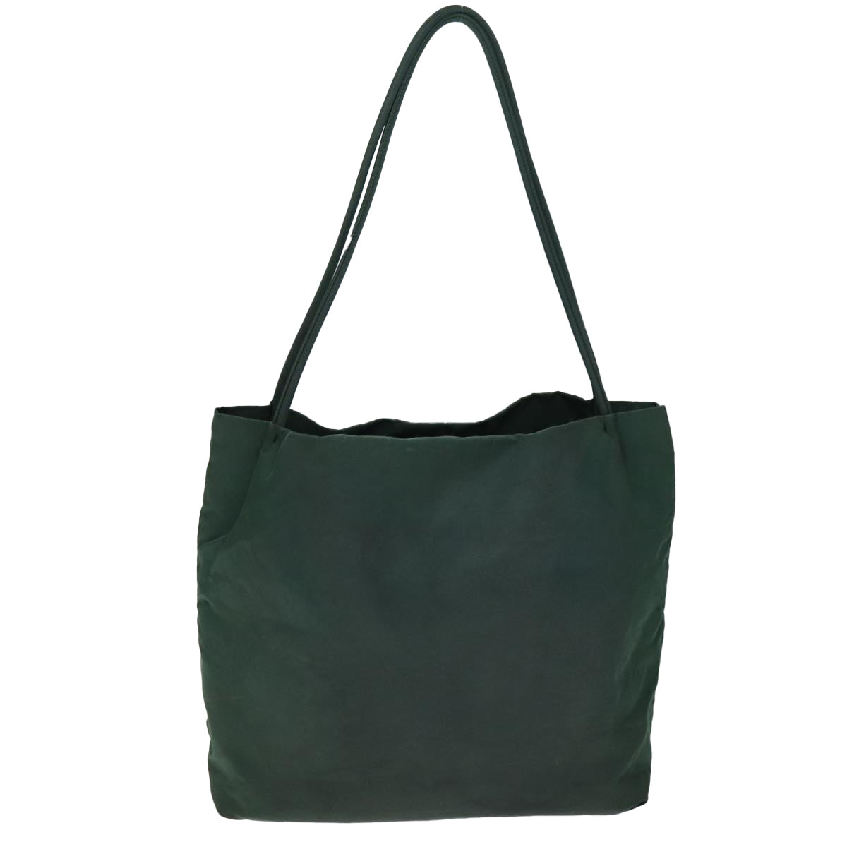 PRADA Tote Bag Nylon Green Auth 74540