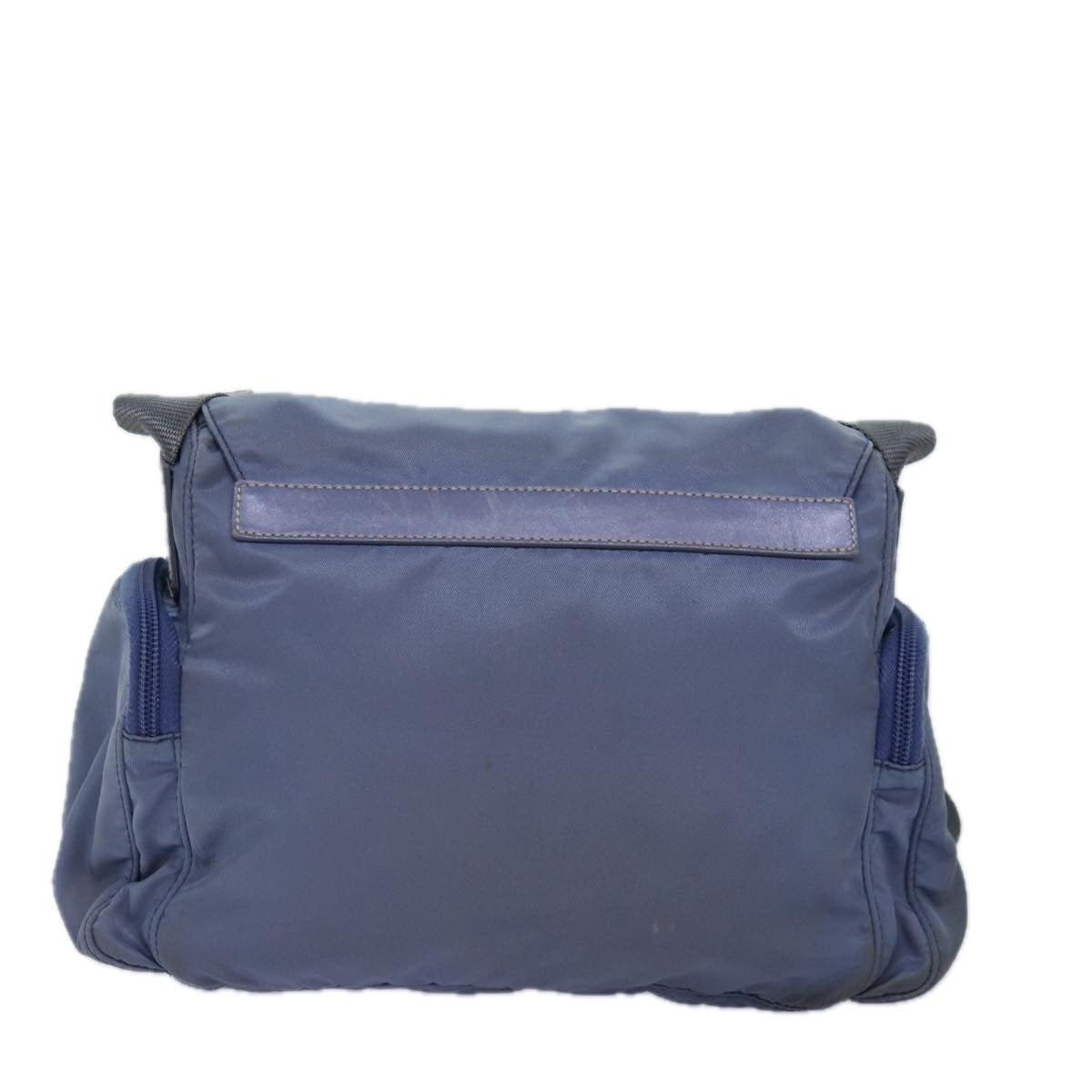PRADA Shoulder Bag Nylon Blue Auth 74963