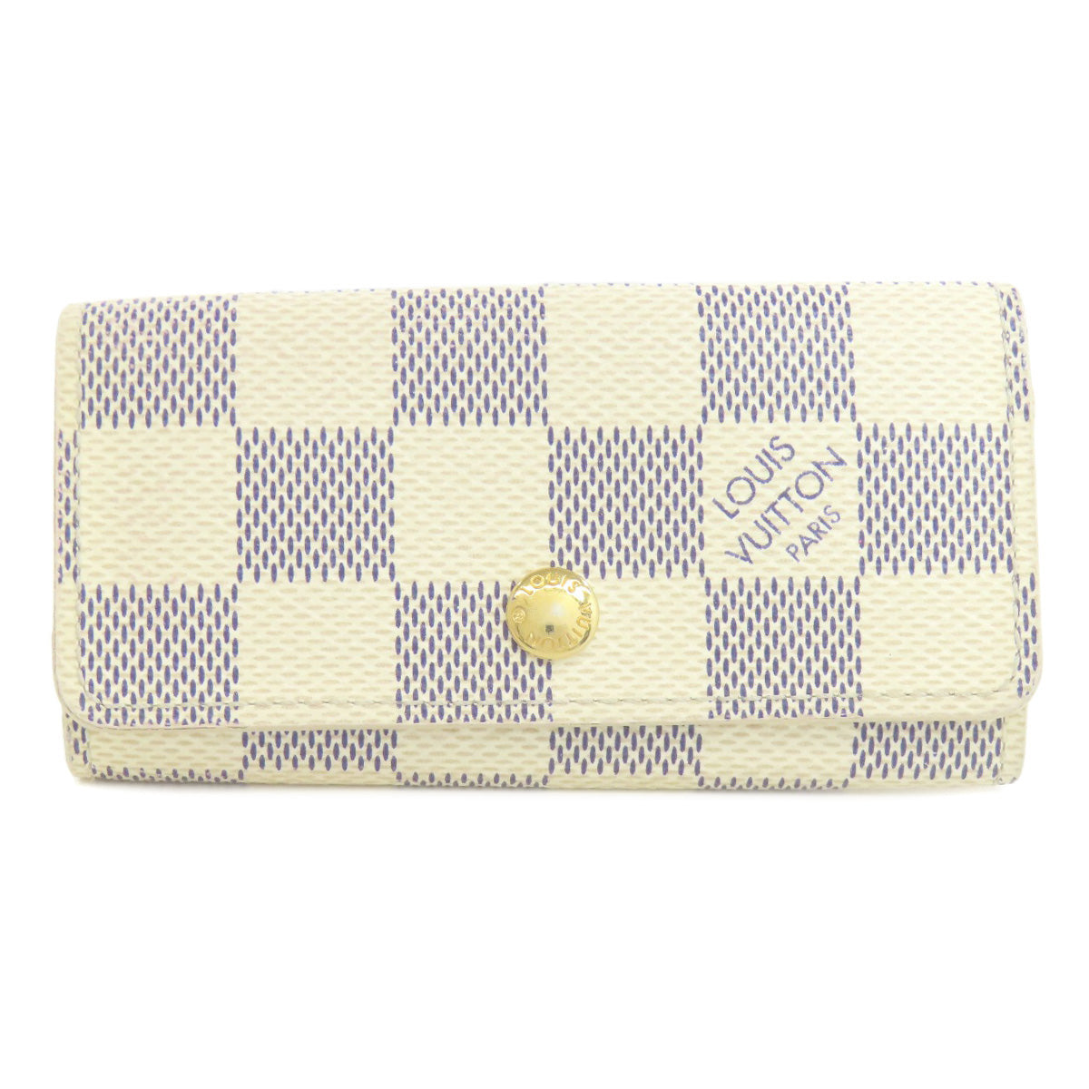 LOUIS VUITTON Key case Key holder Damier canvas white Multicles4 Women