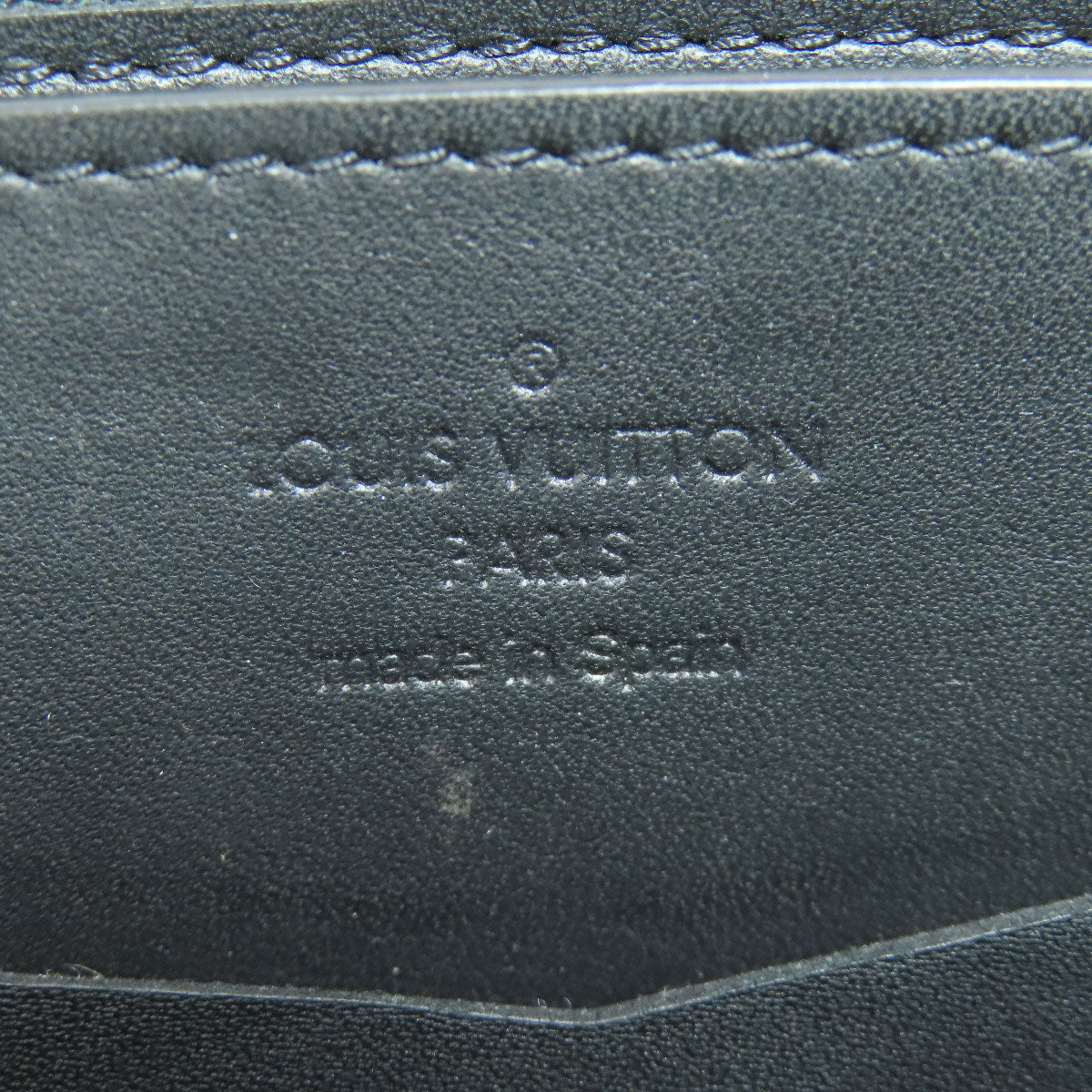 LOUIS VUITTON business bag N61254 Damier Anfini black Zippy XL mens